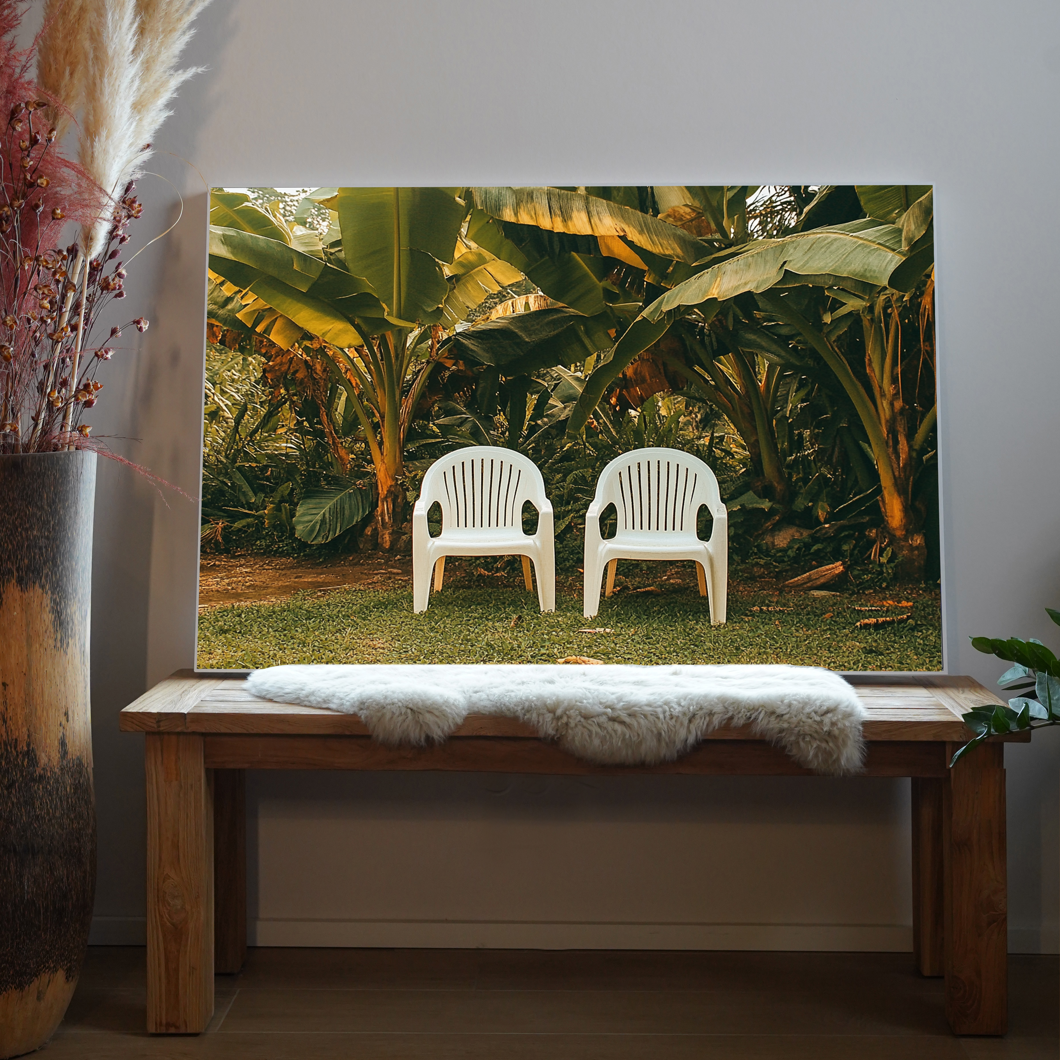 Plastikstühle Dschungel 1 | LED Bild