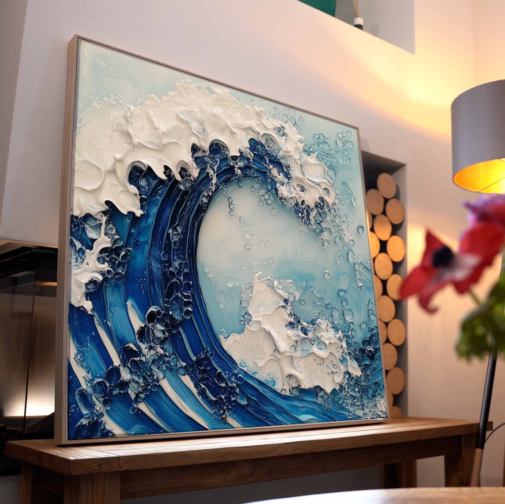 Abstrakte Meereswelle | LED Bild