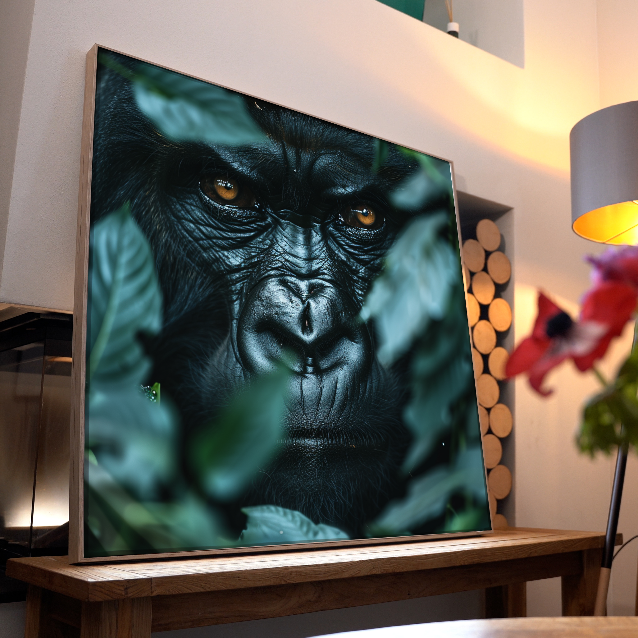 Gorilla Portrait 2 | LED Bild