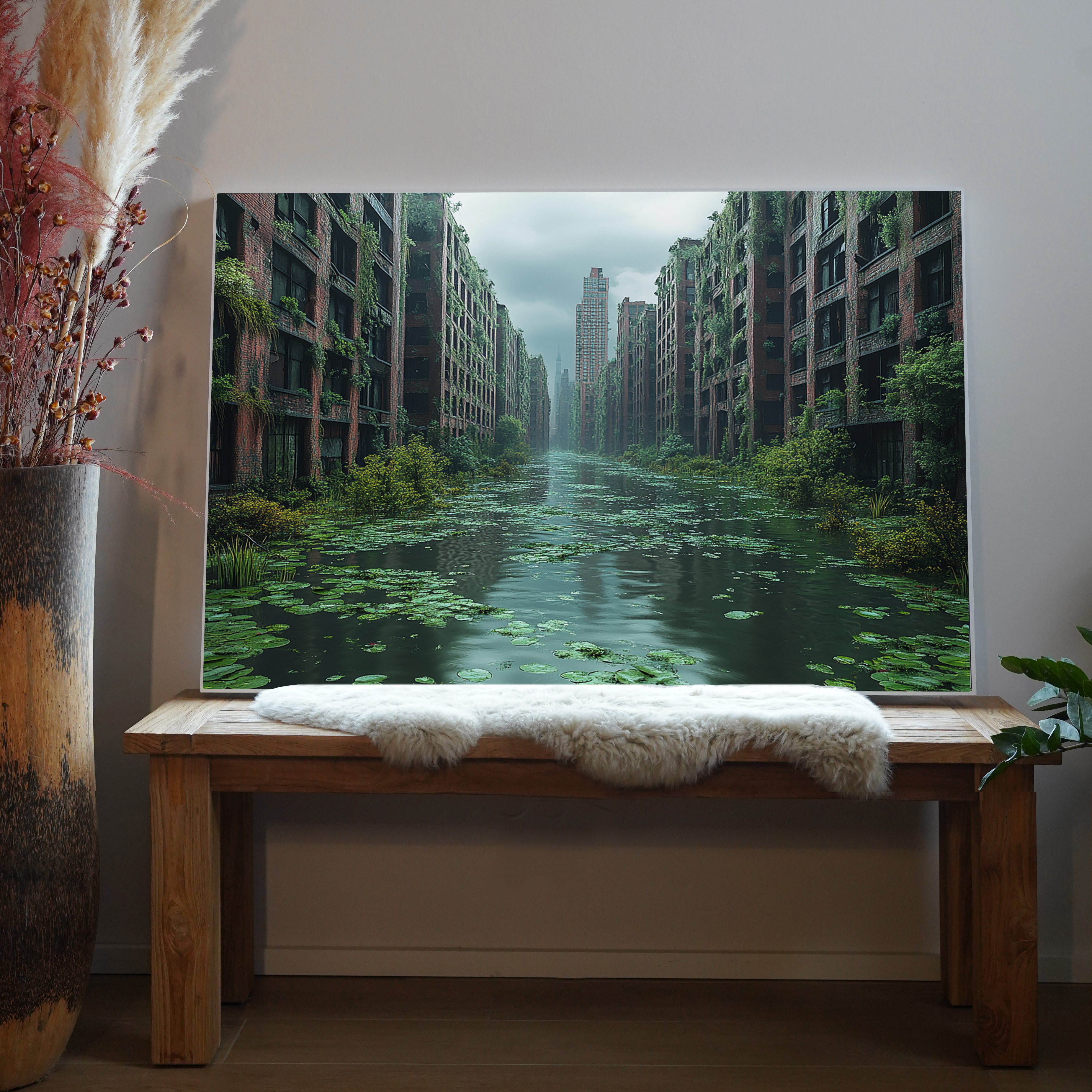 Post Apokalyptische Stadt 1 | LED Bild