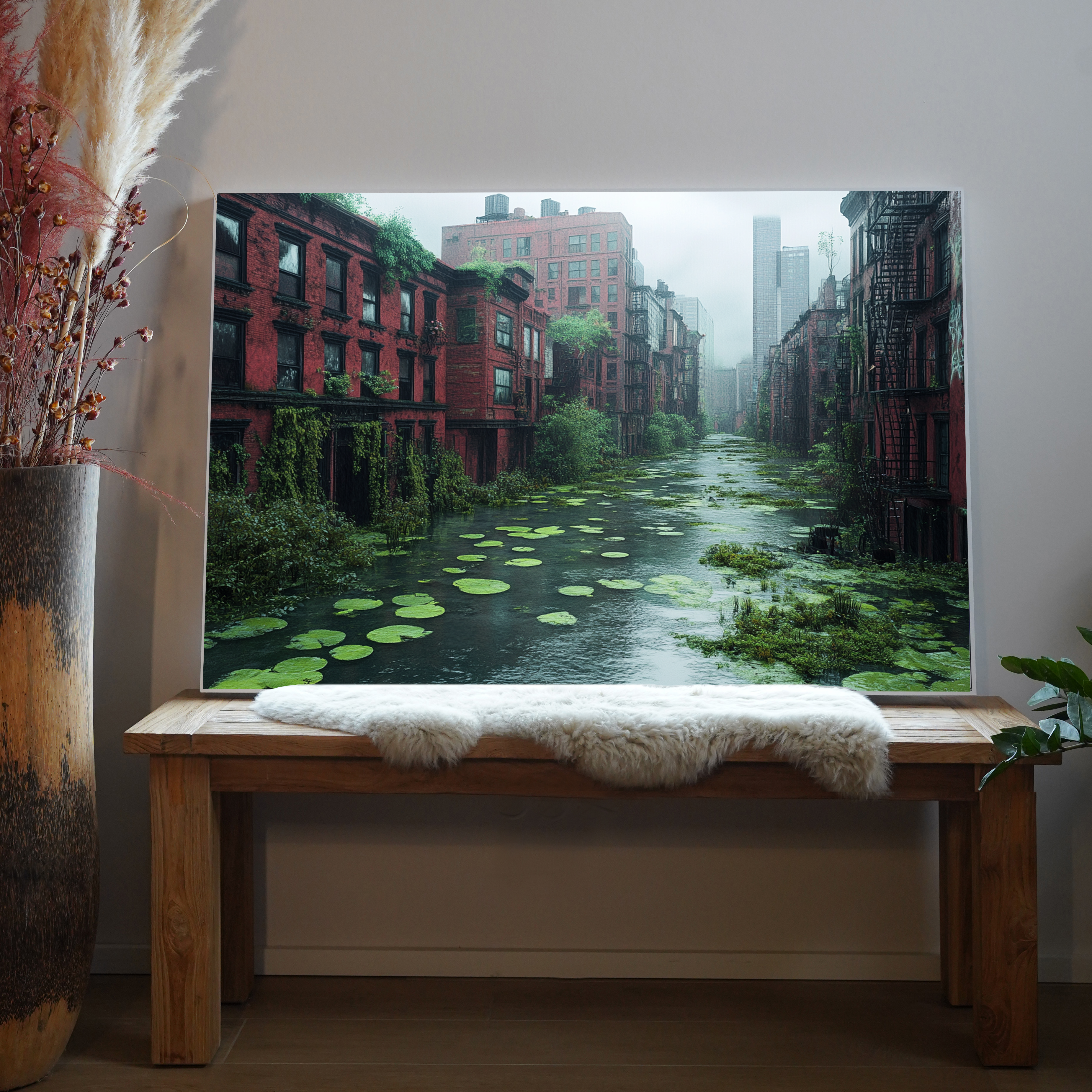 Post Apokalyptische Stadt 2 | LED Bild