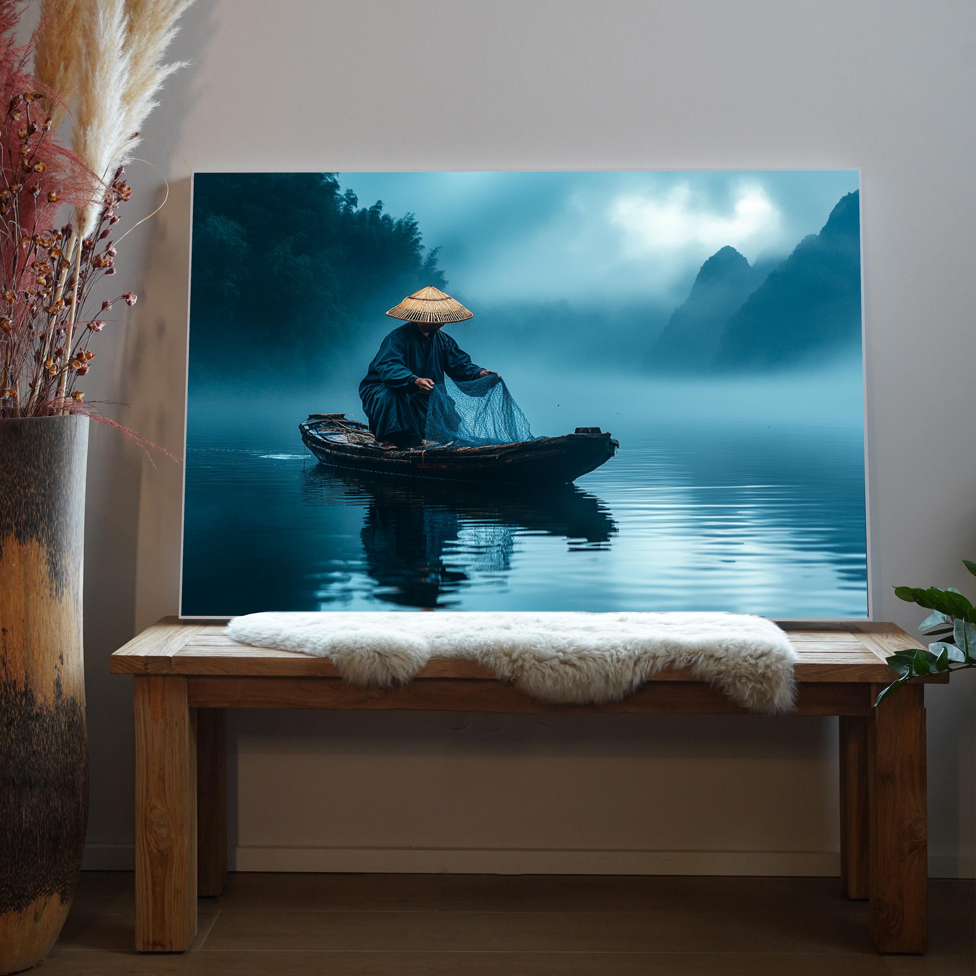 Asiatischer Fischer 2 | LED Bild