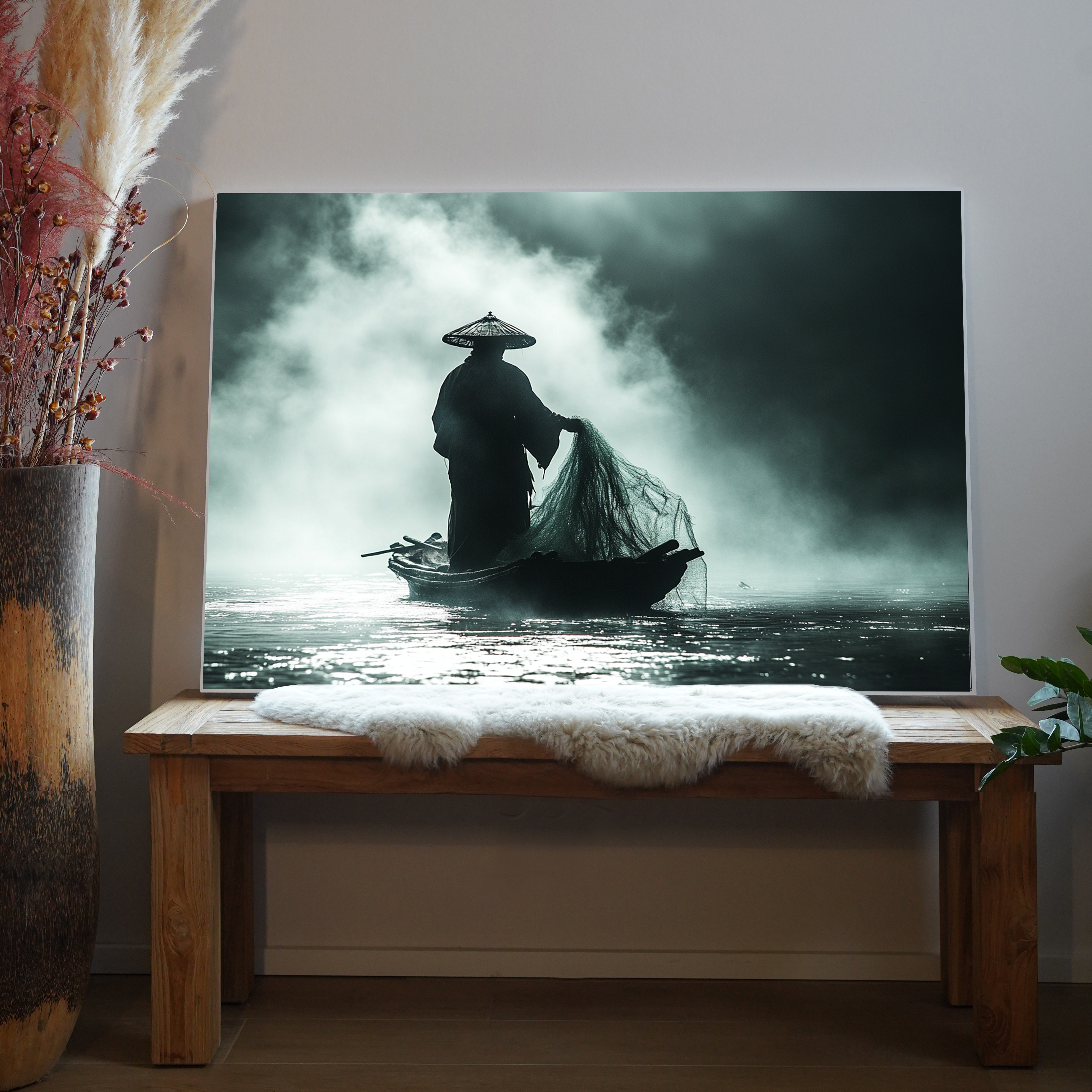 Asiatischer Fischer 3 | LED Bild