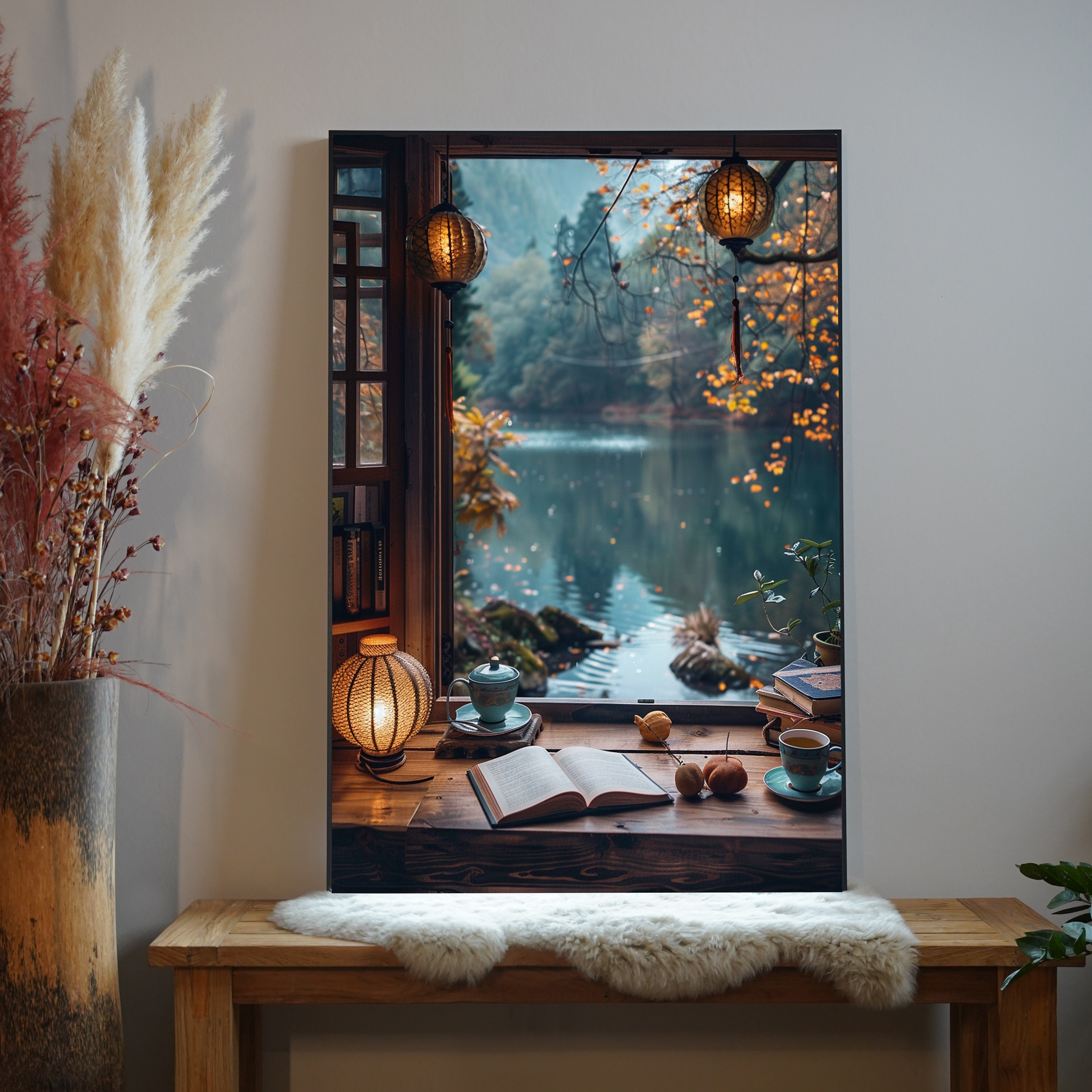 Gemütliches Fenster 3 | LED Bild