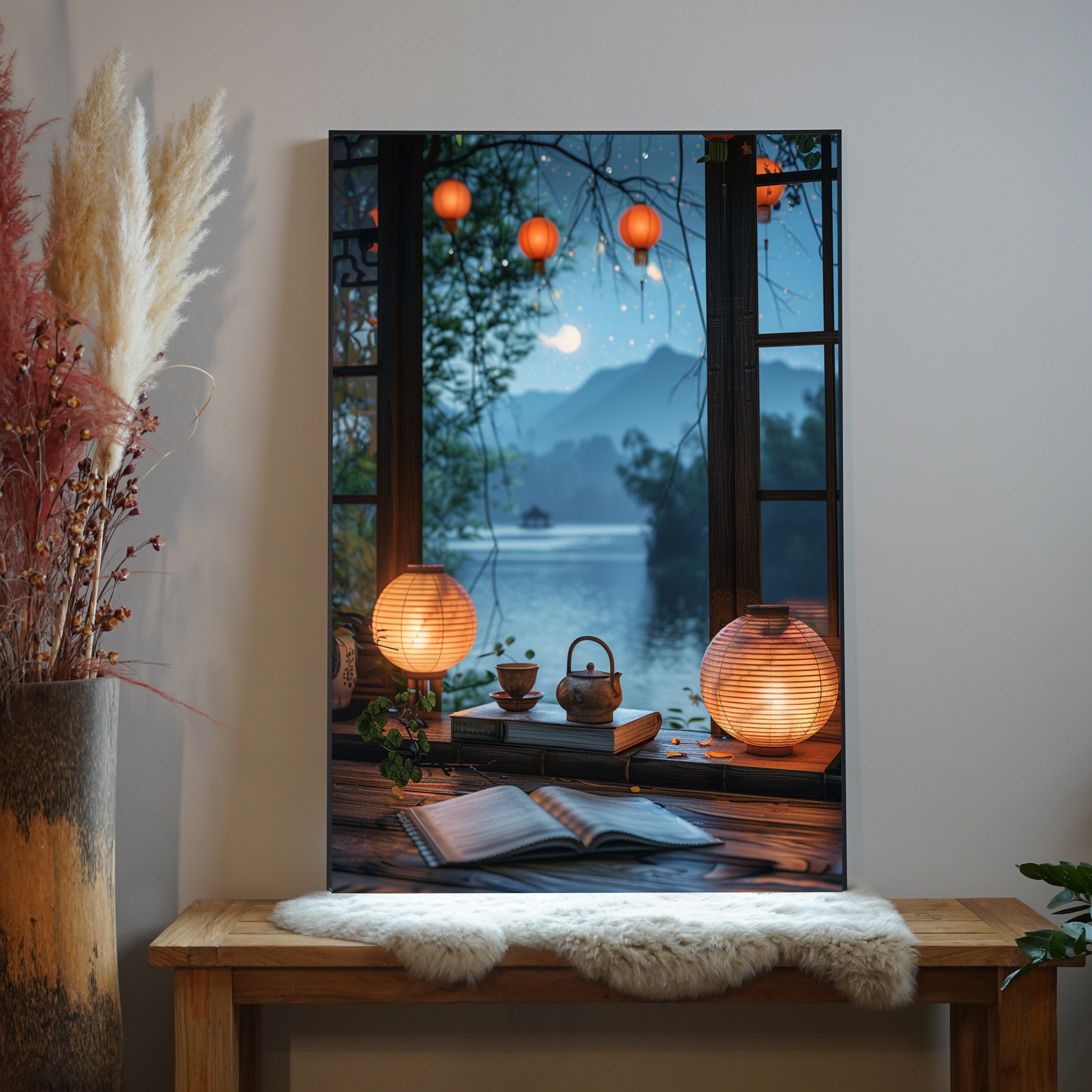 Gemütliches Fenster 4 | LED Bild