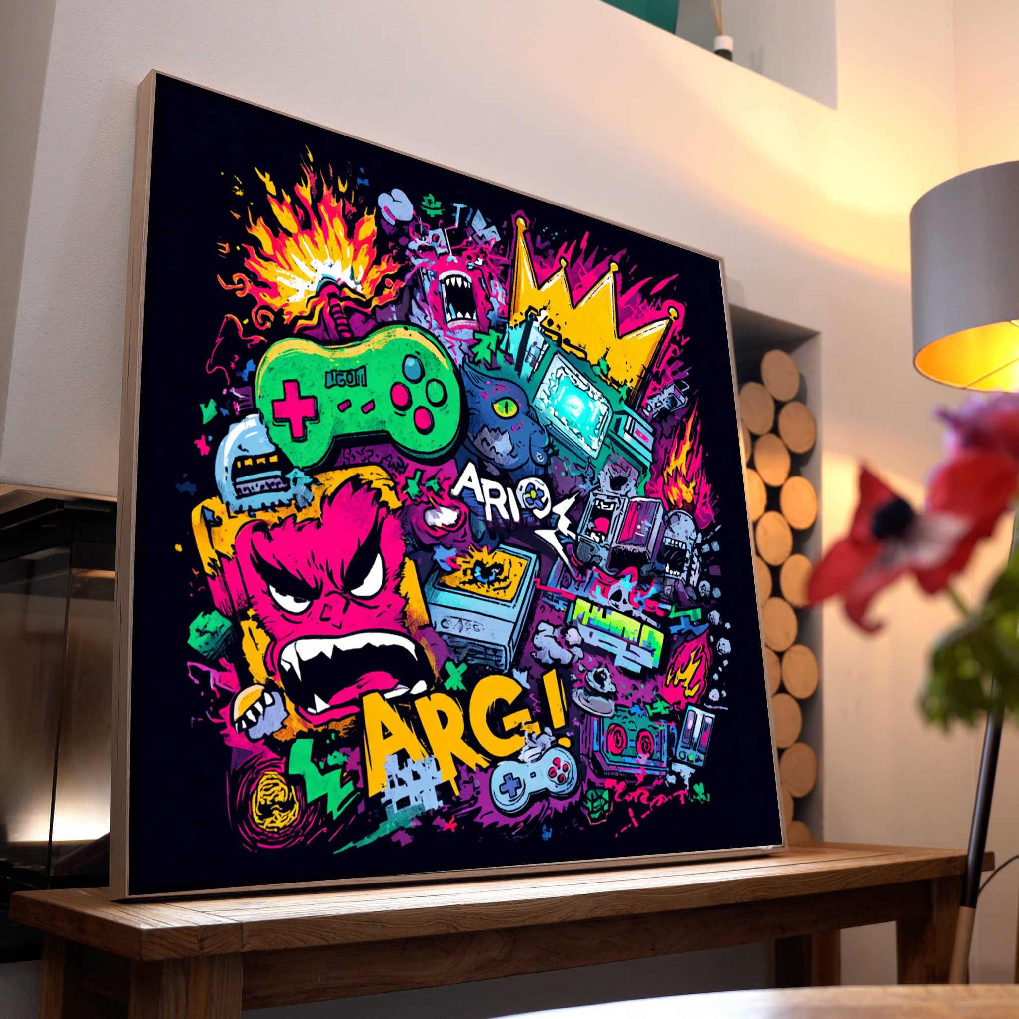 Pixel Comic 1 | LED Bild