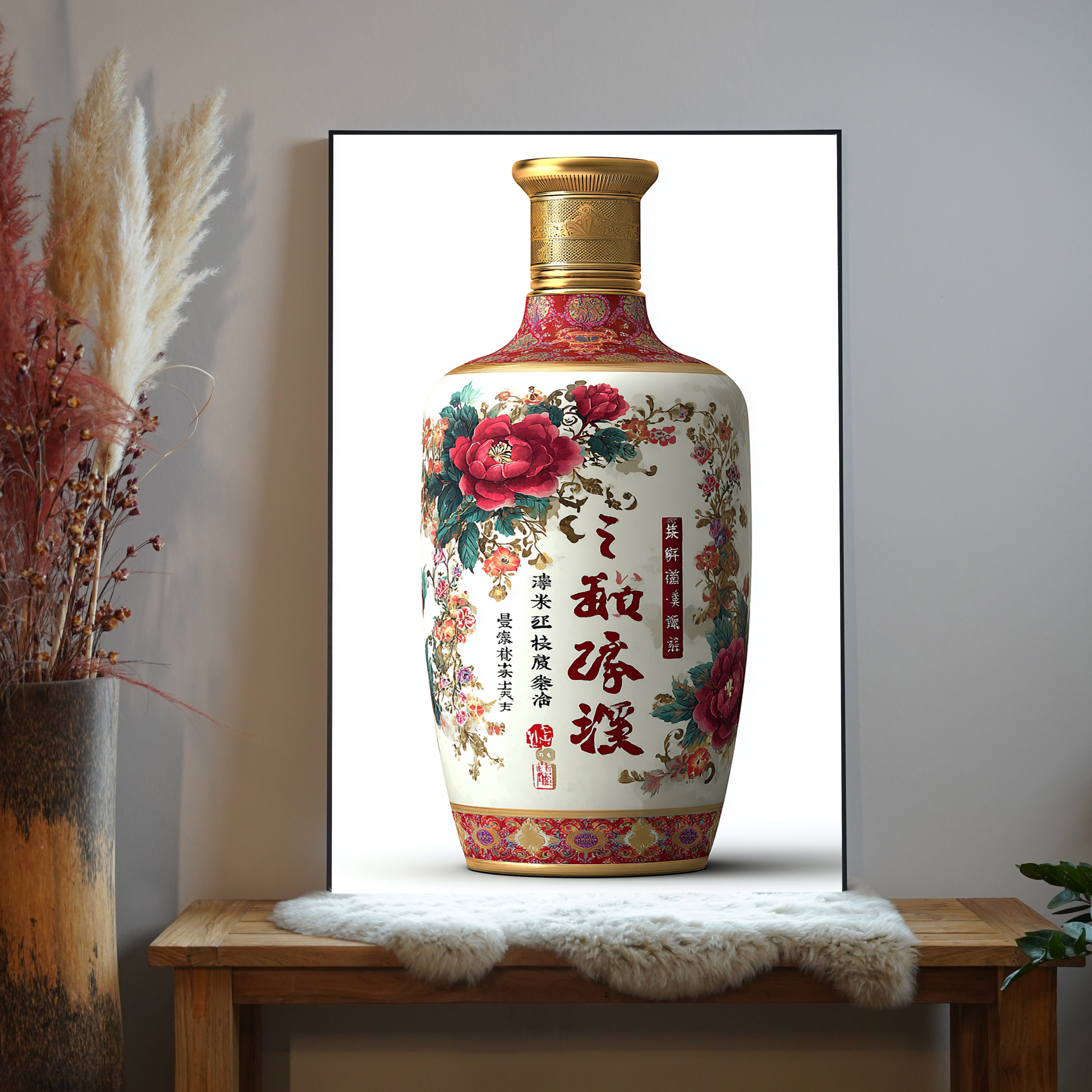 Asiatische Flasche 2 | LED Bild