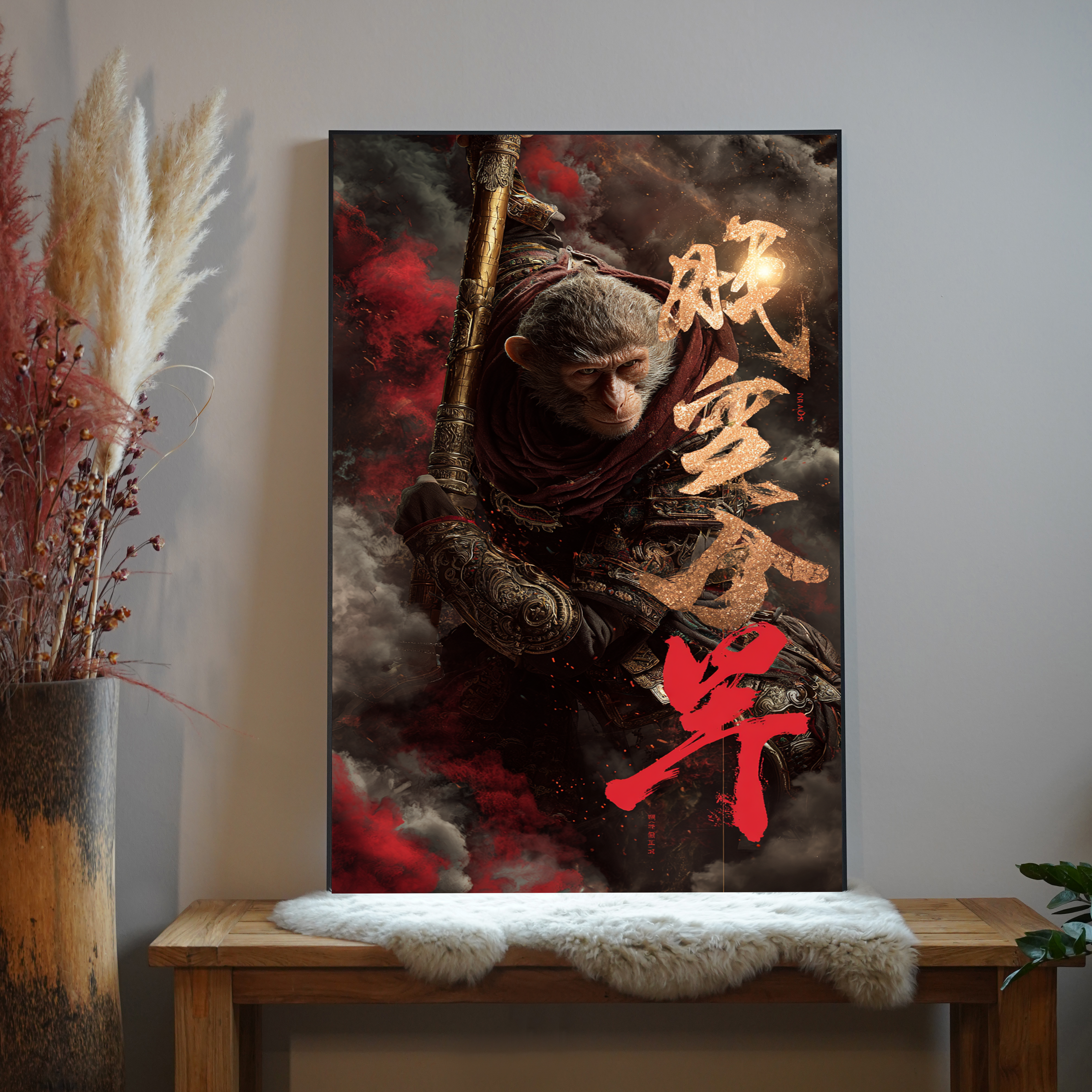 Asiatischer Affen Gott 1 | LED Bild