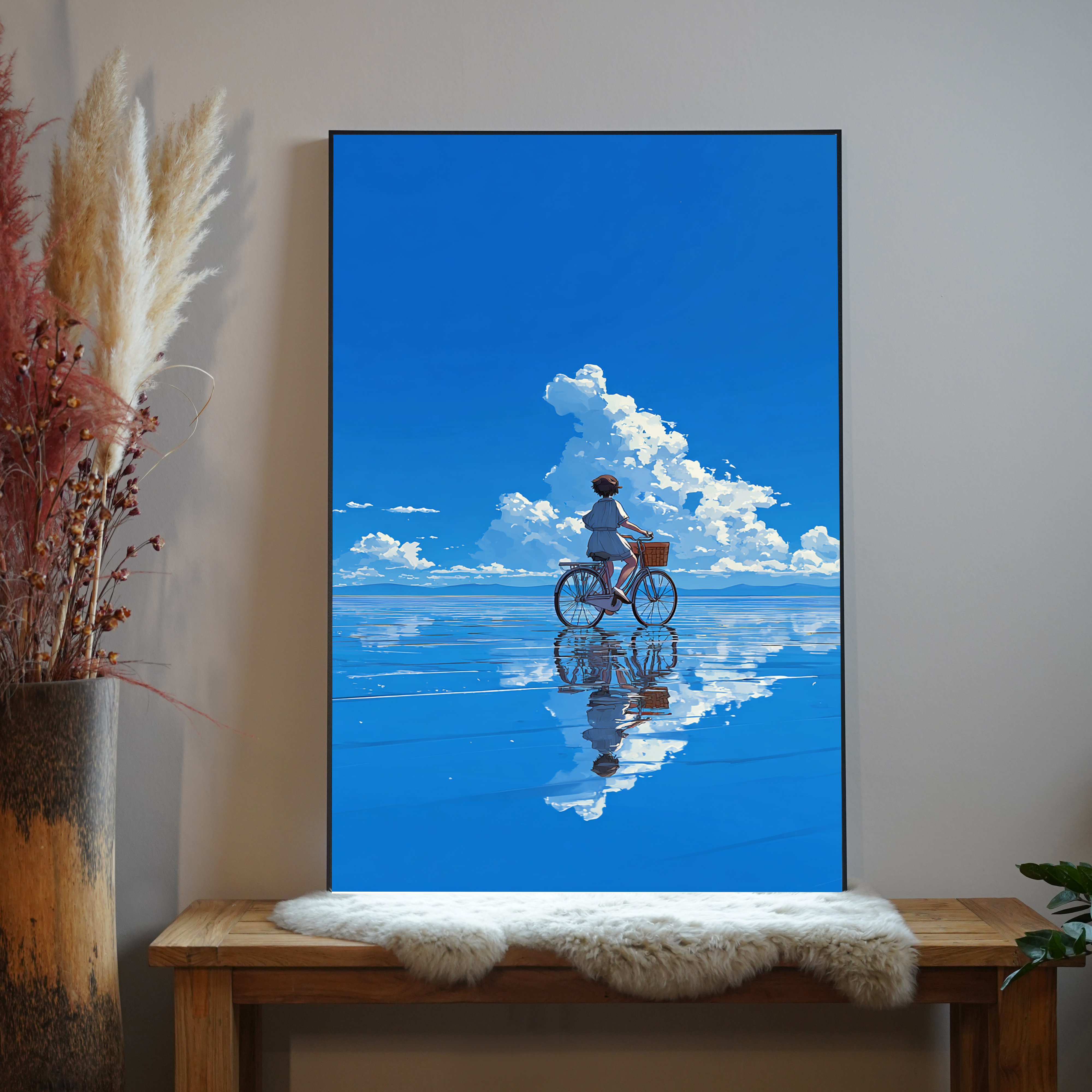 Fahrrad Spiegelung Anime 4 | LED Bild