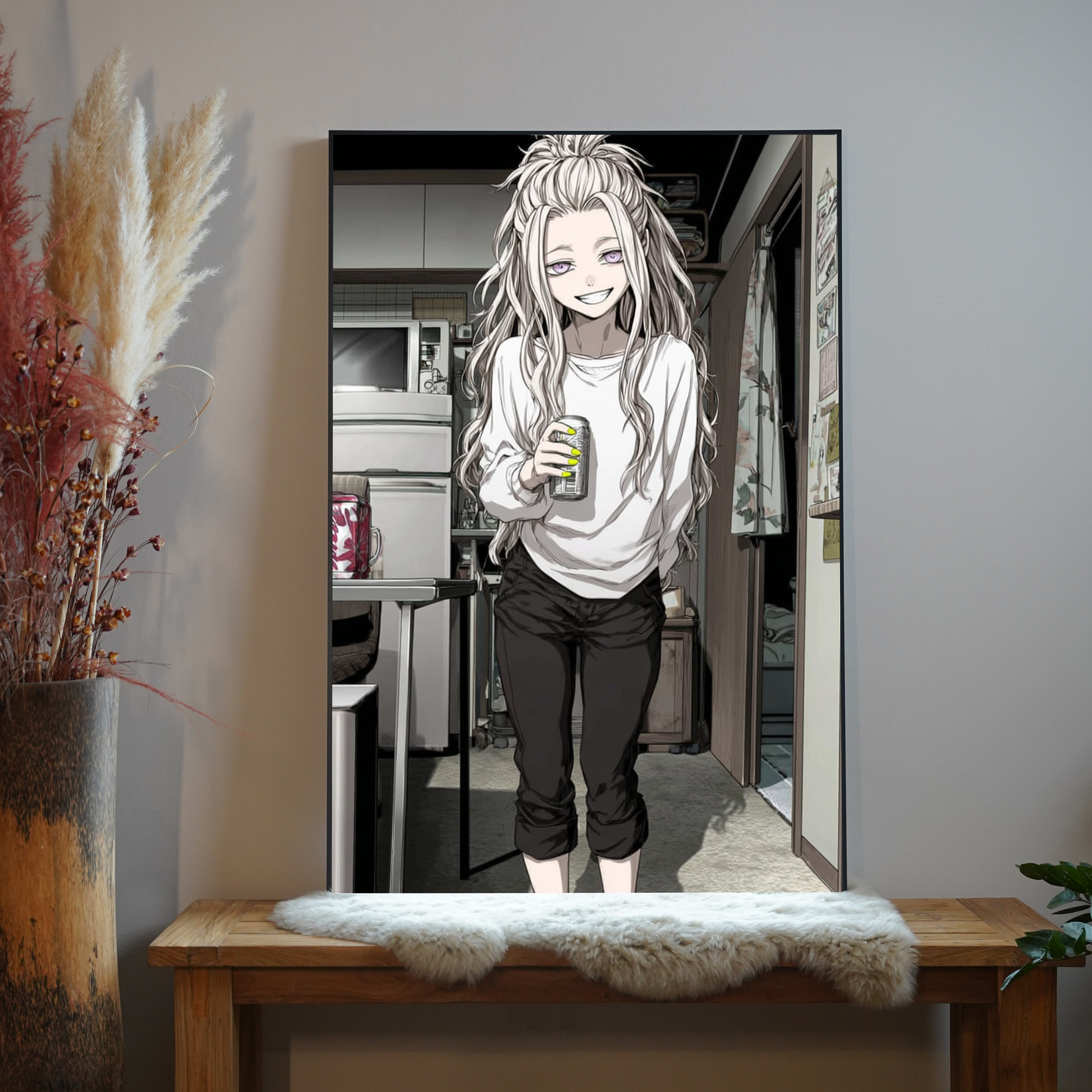 Frau Chaotisch Anime 3 | LED Bild