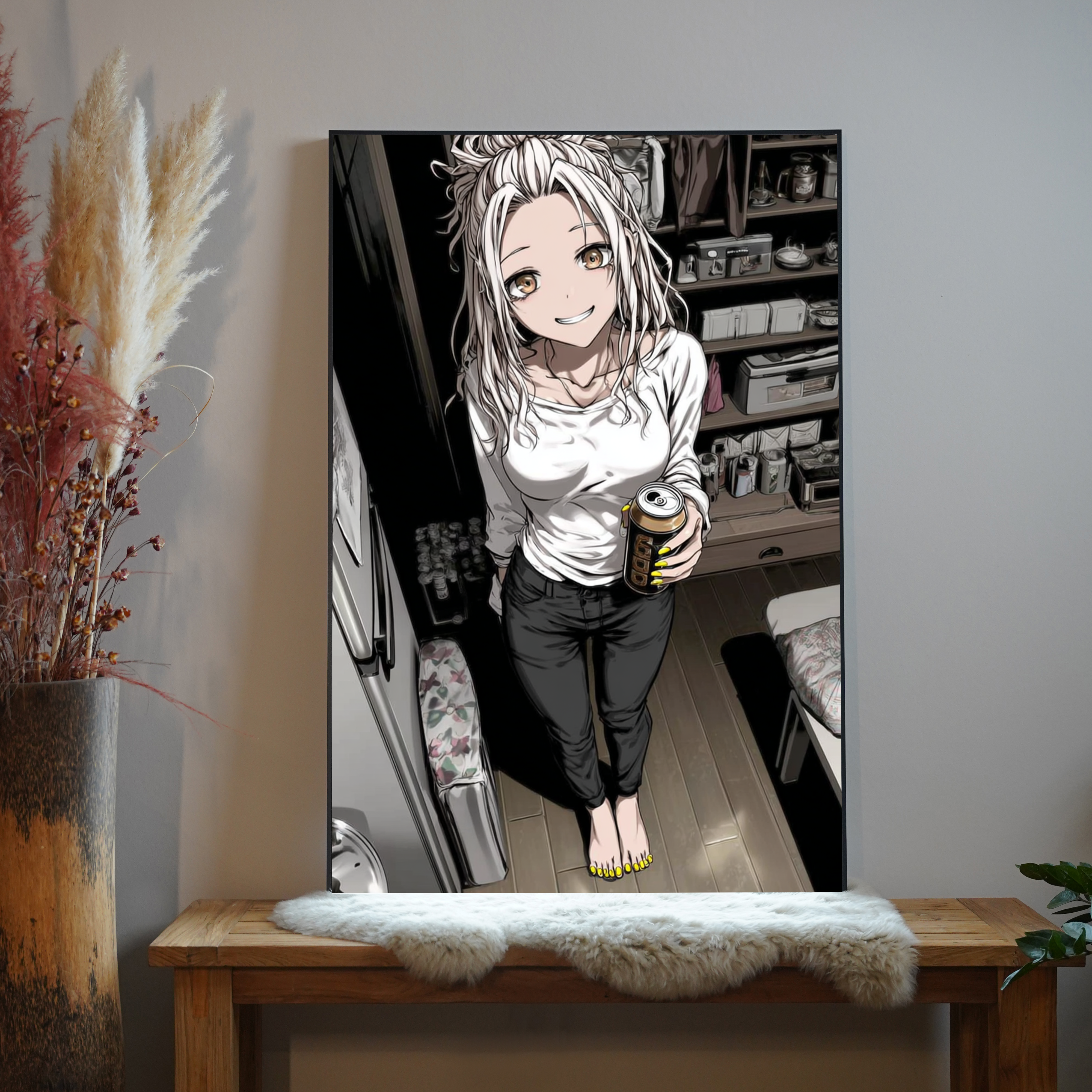 Frau Chaotisch Anime 4 | LED Bild