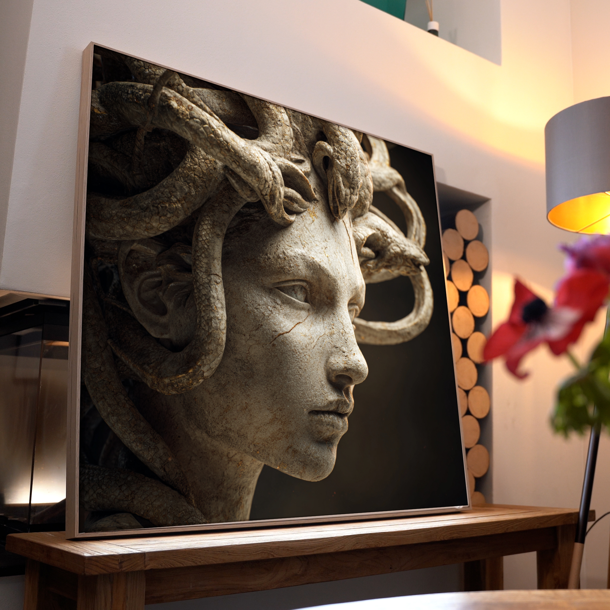 Medusa Portrait 4 | LED Bild