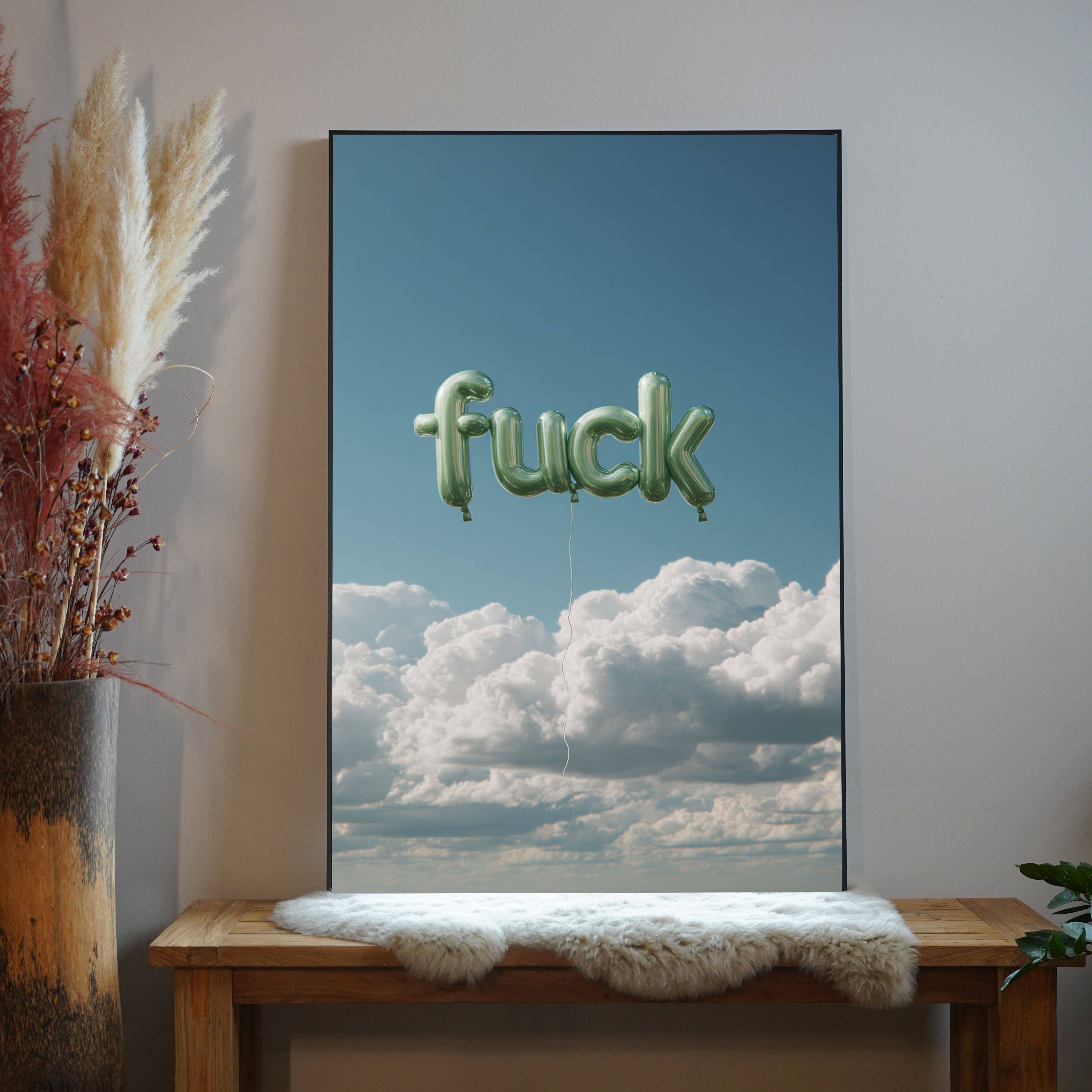 Fuck Luftballon 2 | LED Bild