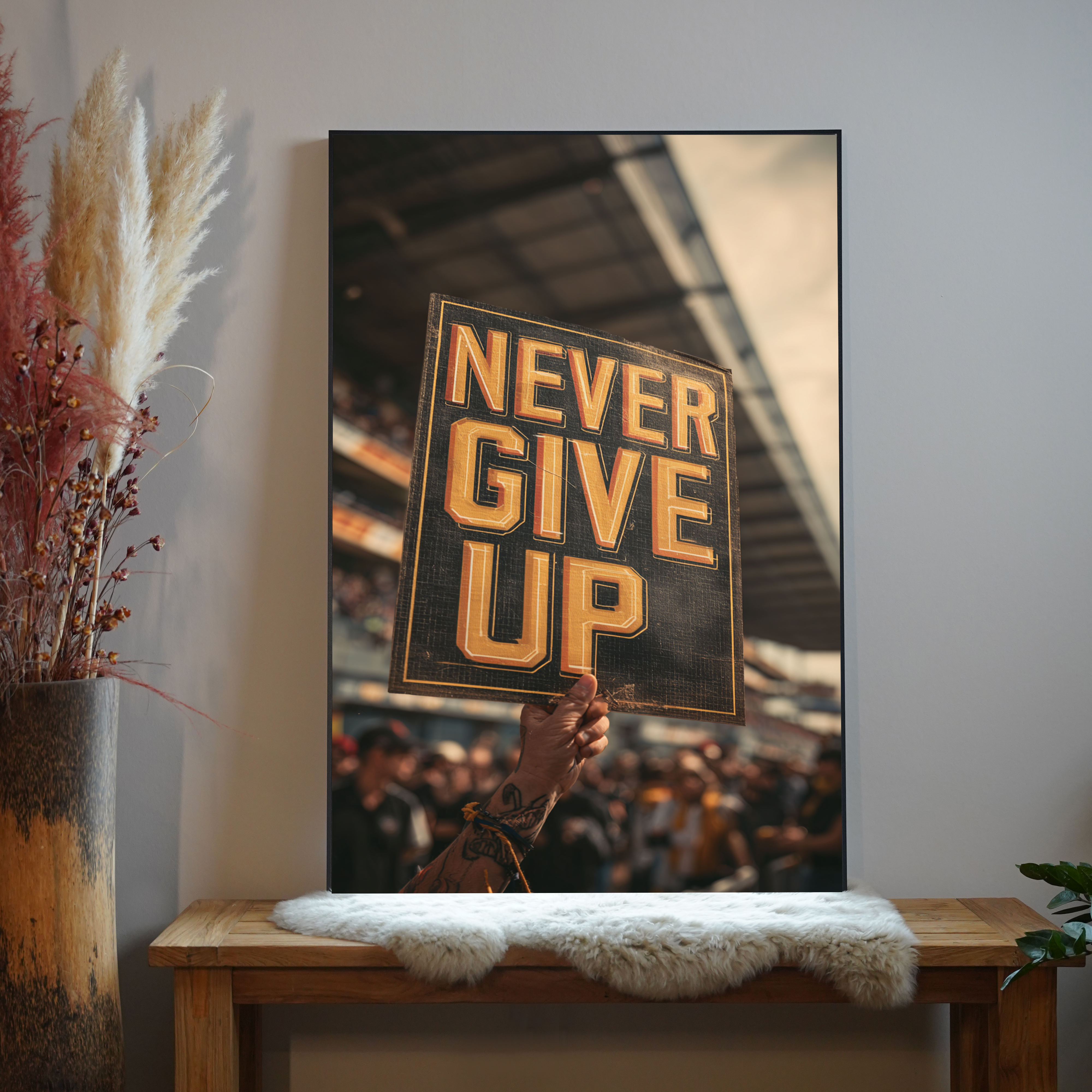 Niemals Aufgeben 3 | LED Bild