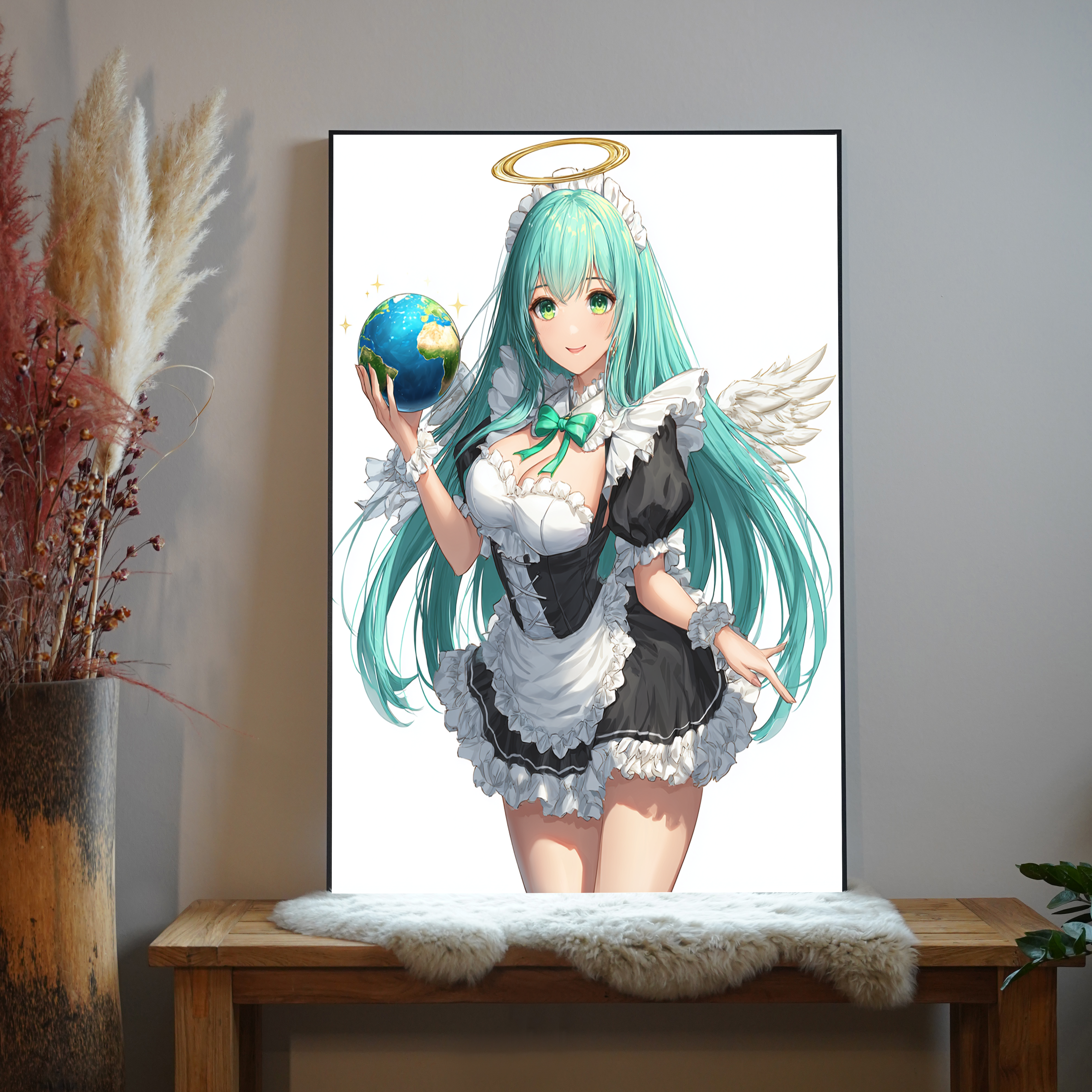 Putzfrau Flügel Anime 2 | LED Bild