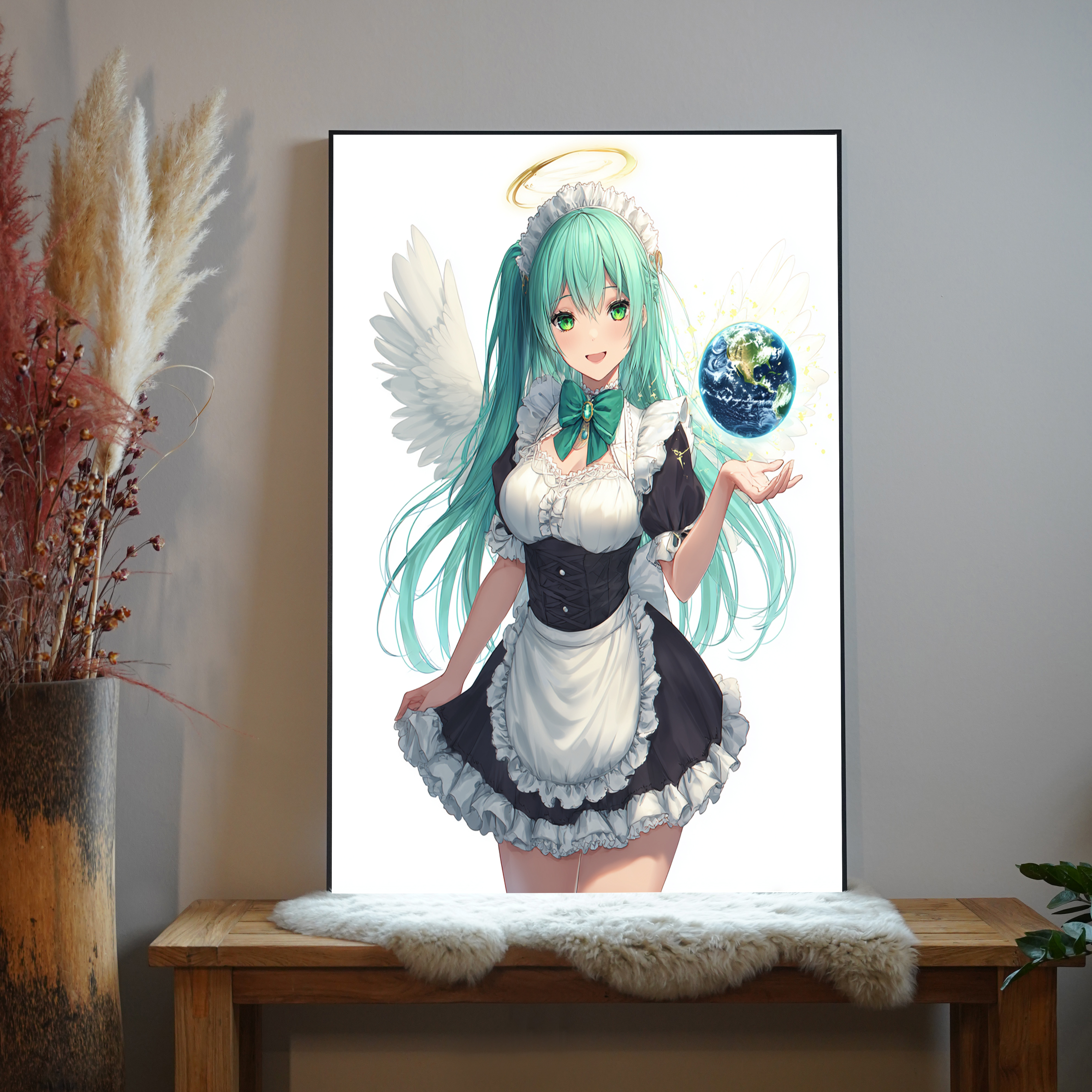 Putzfrau Flügel Anime 3 | LED Bild