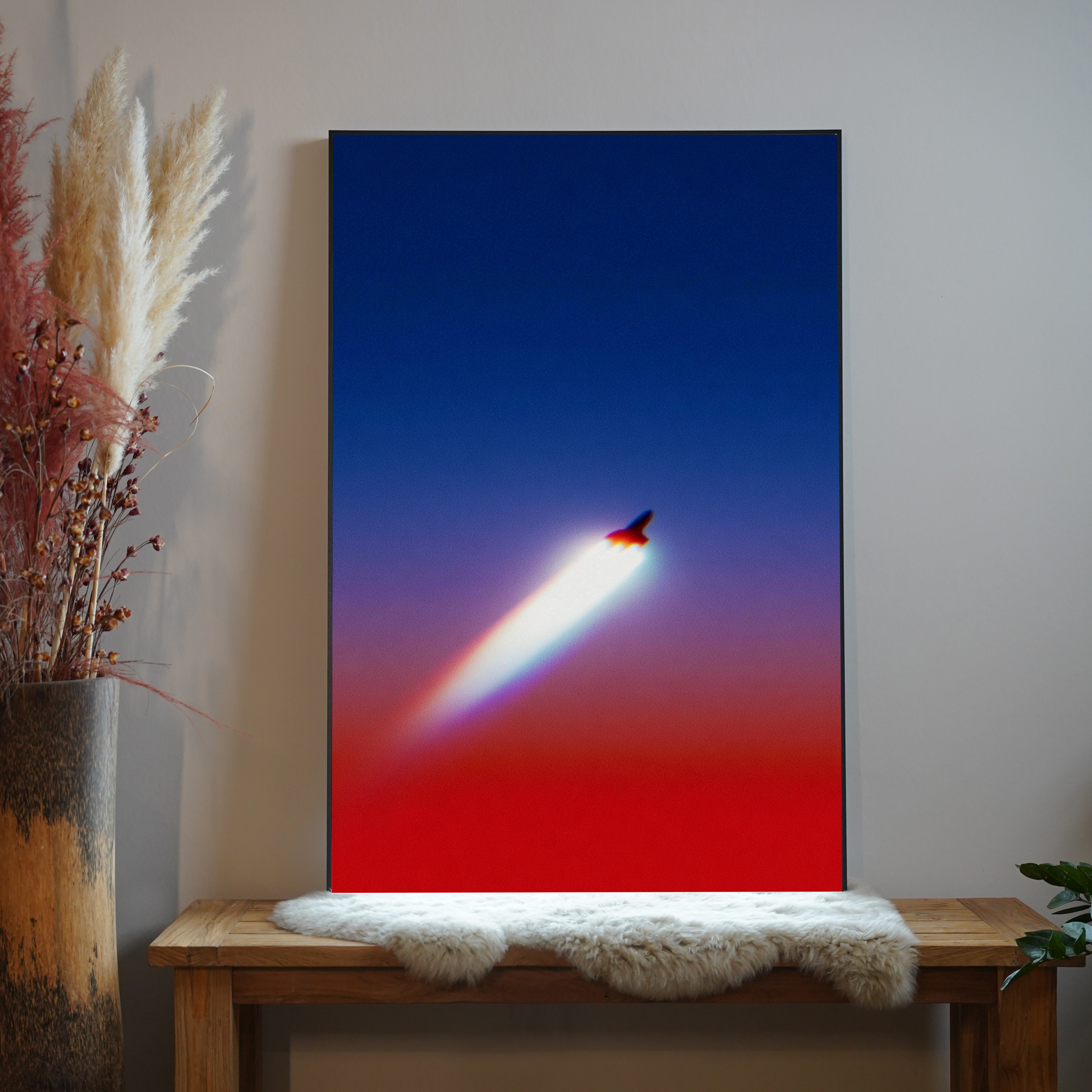 Raketenflug Bunt 3 | LED Bild