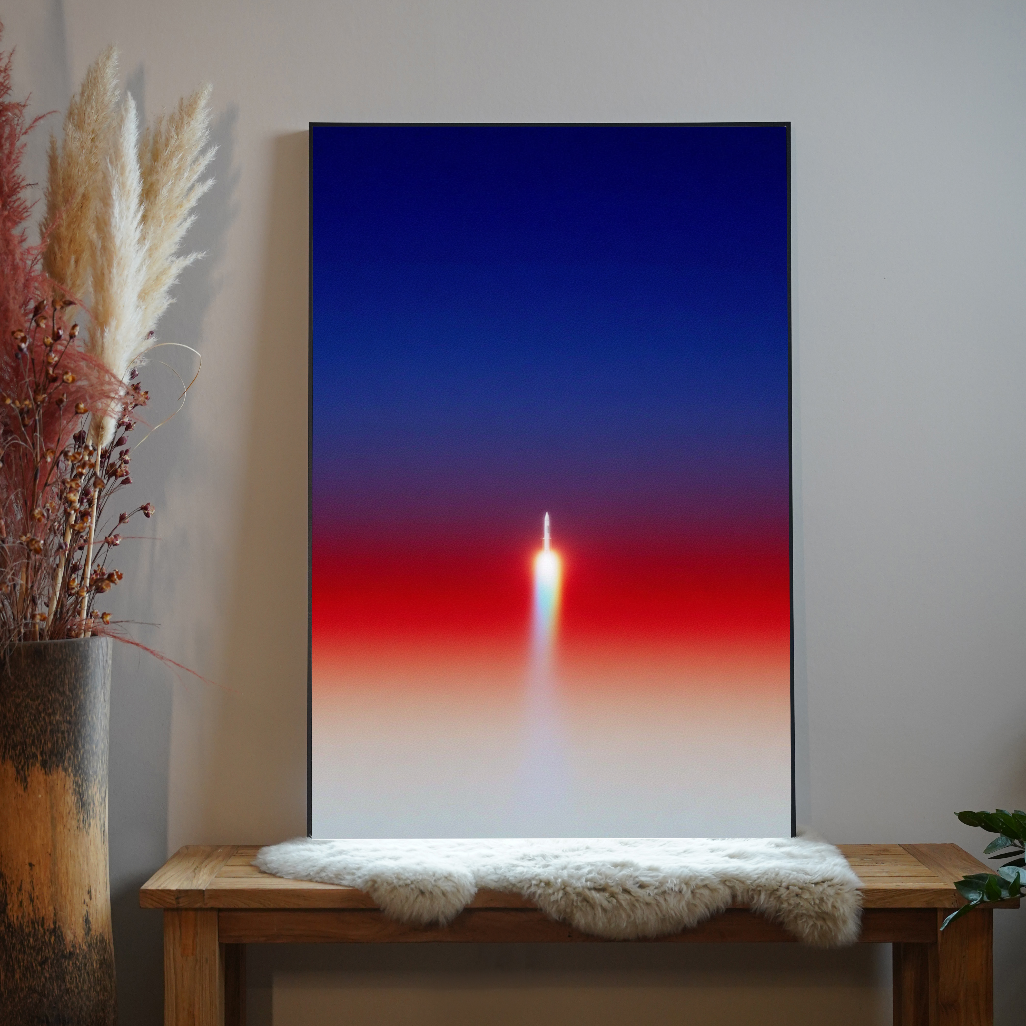 Raketenflug Bunt 4 | LED Bild