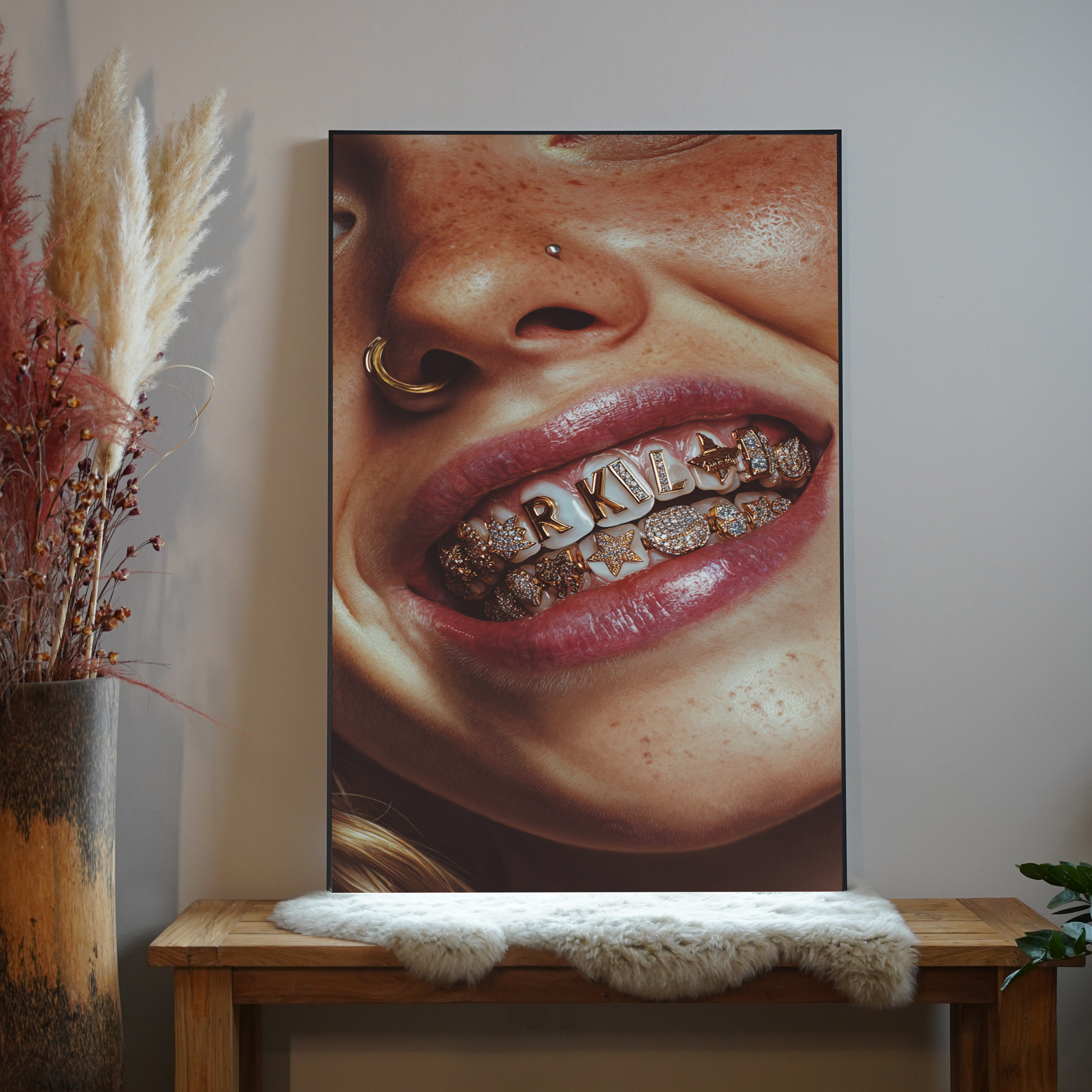 Grillz Mädchen 1 | LED Bild