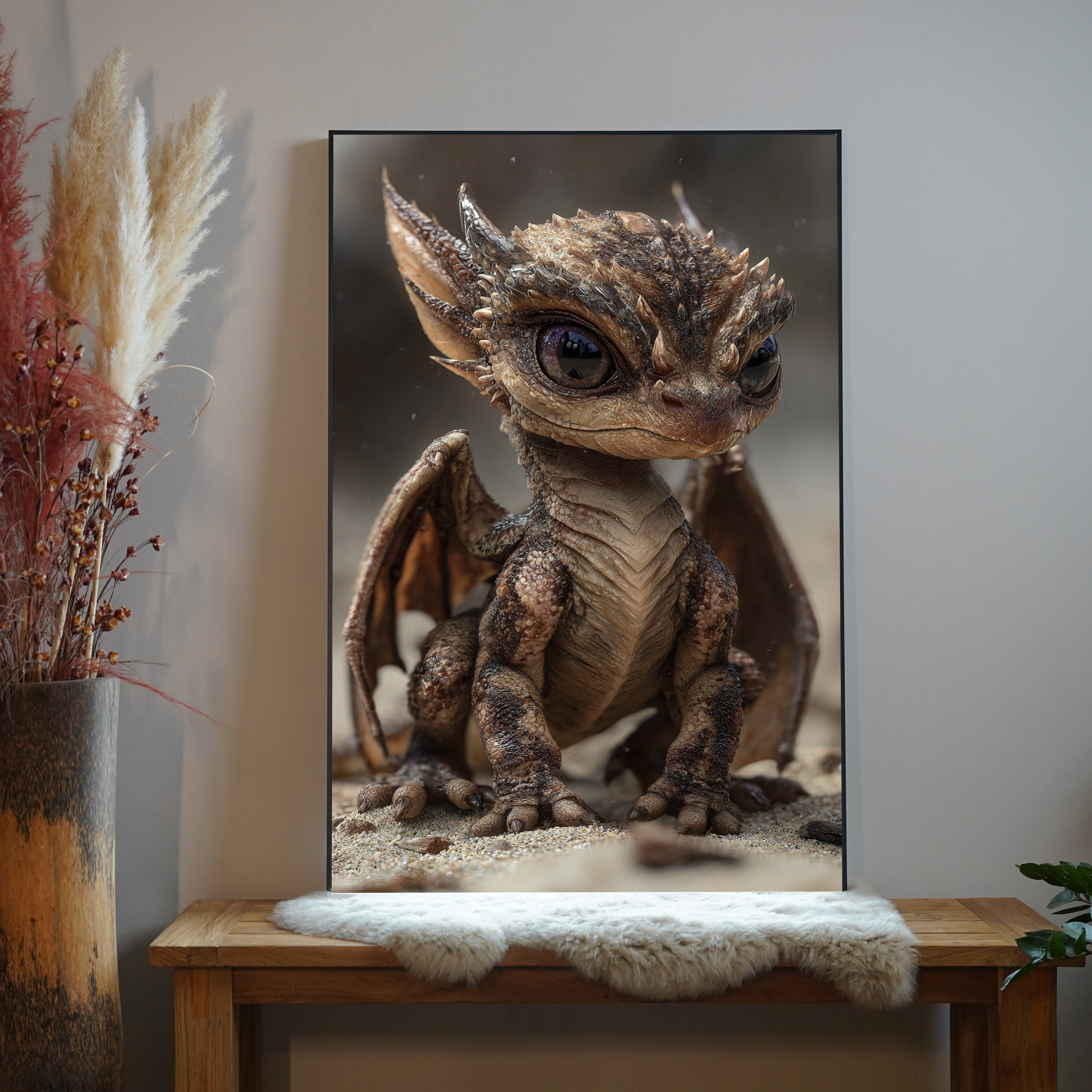 Baby Drache 4 | LED Bild