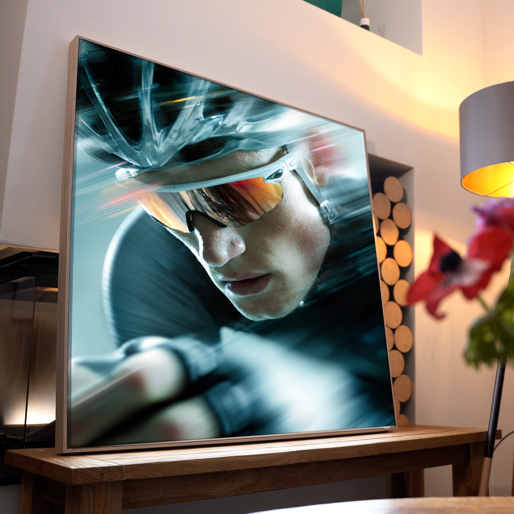 Rennradfahrer 1 | LED Bild