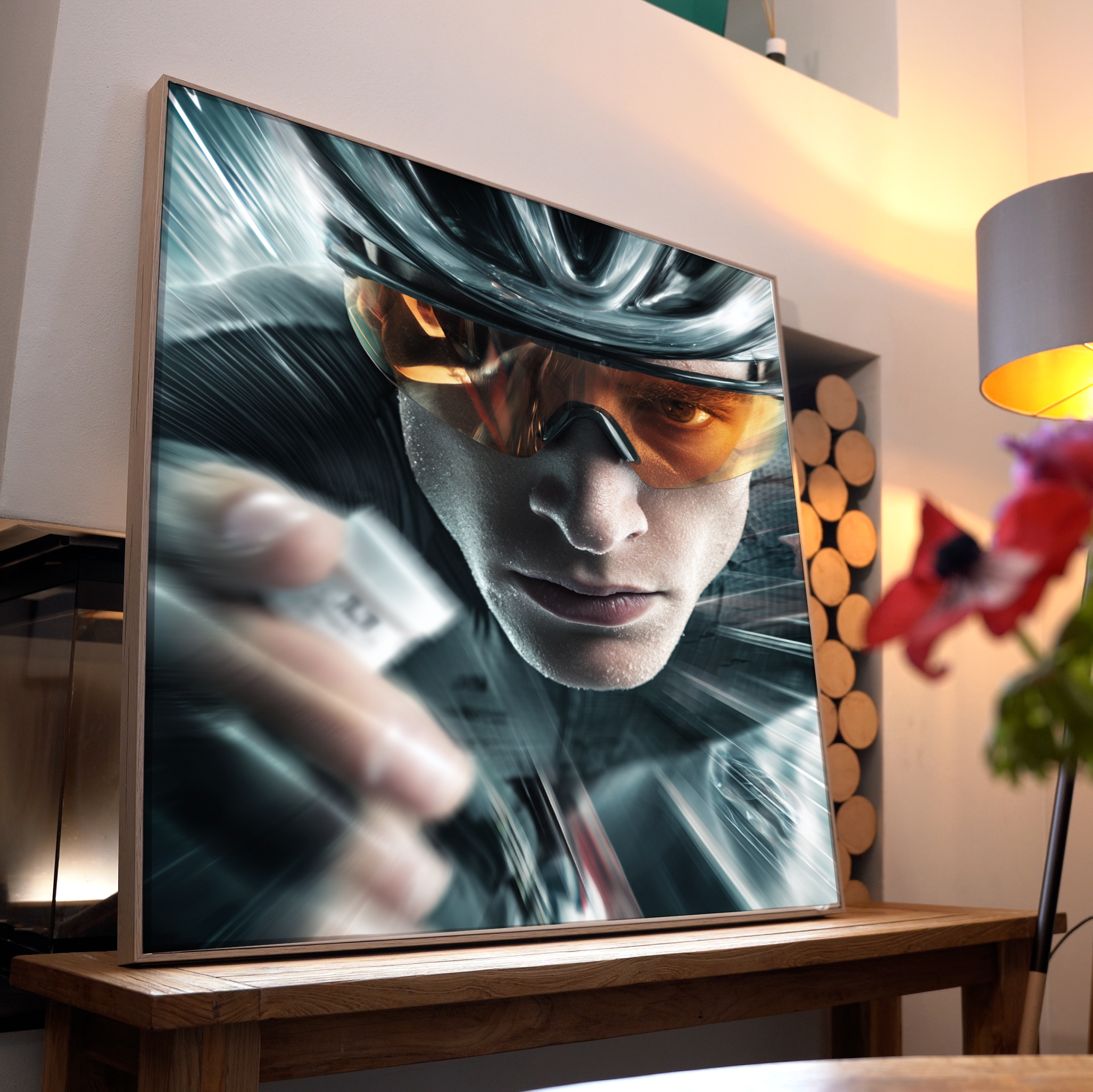 Rennradfahrer 4 | LED Bild