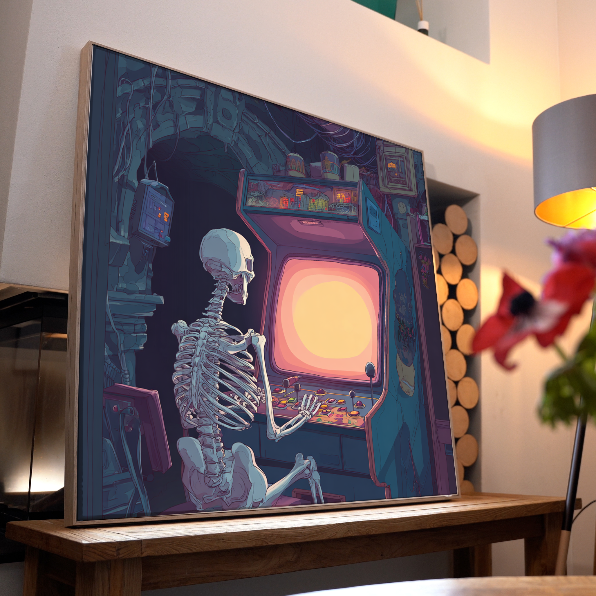 Skelett Spieleautomat 3 | LED Bild