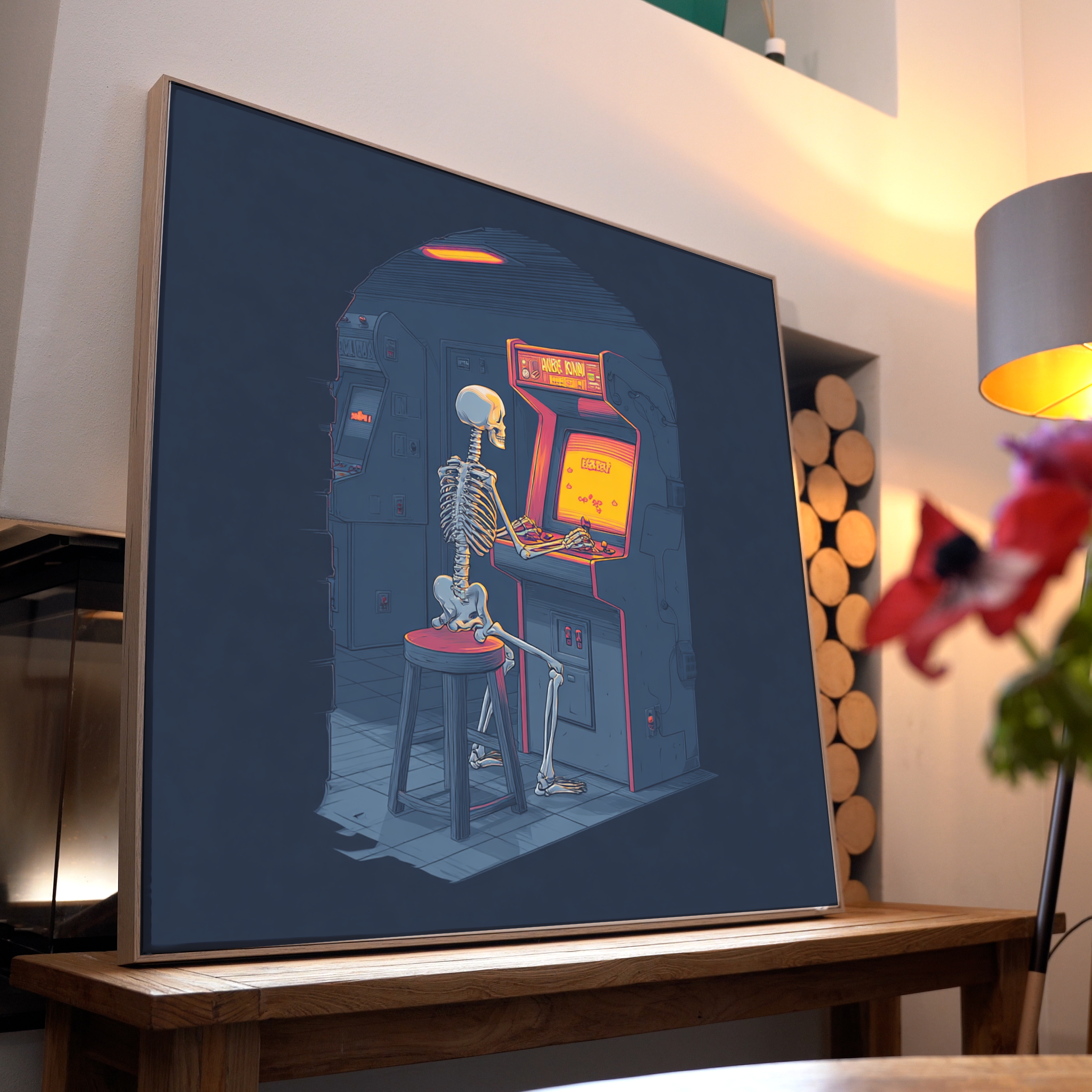 Skelett Spieleautomat 4 | LED Bild