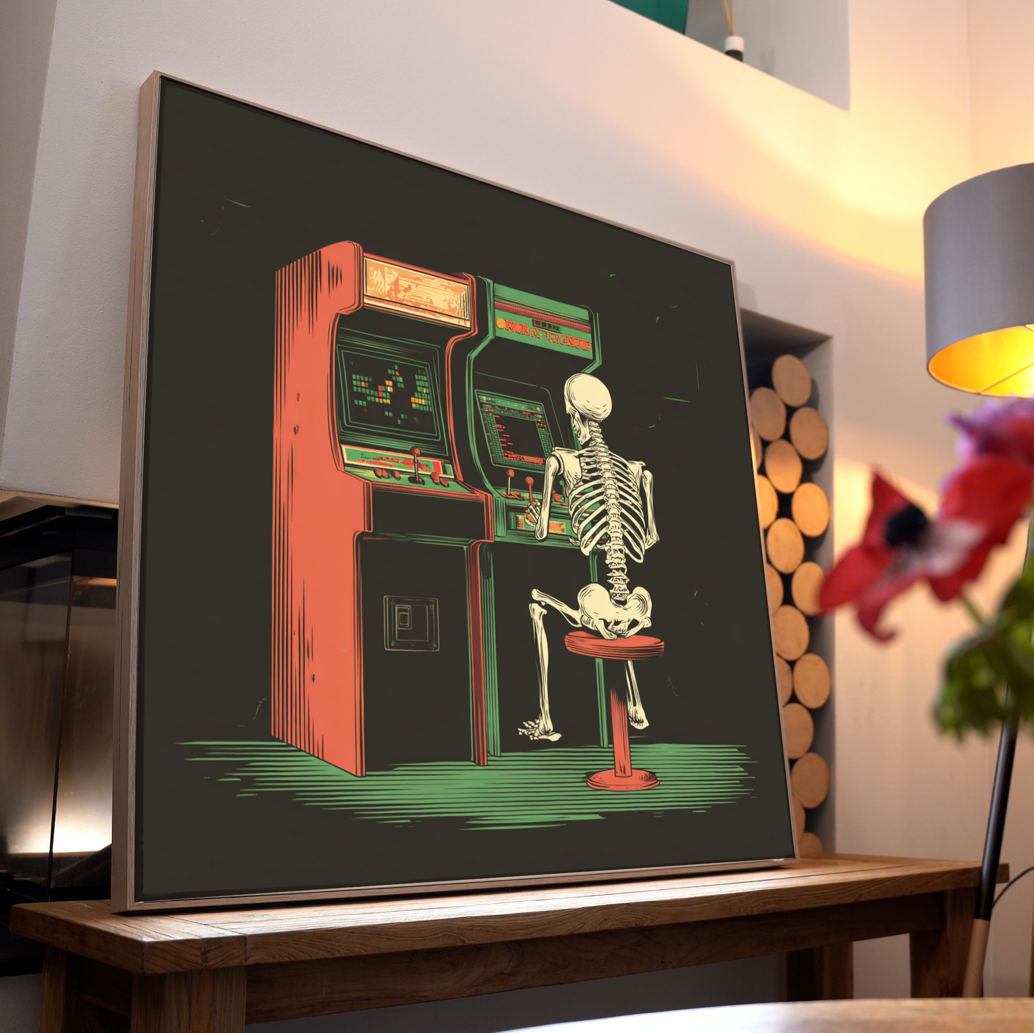 Skelett Spieleautomat 1 | LED Bild