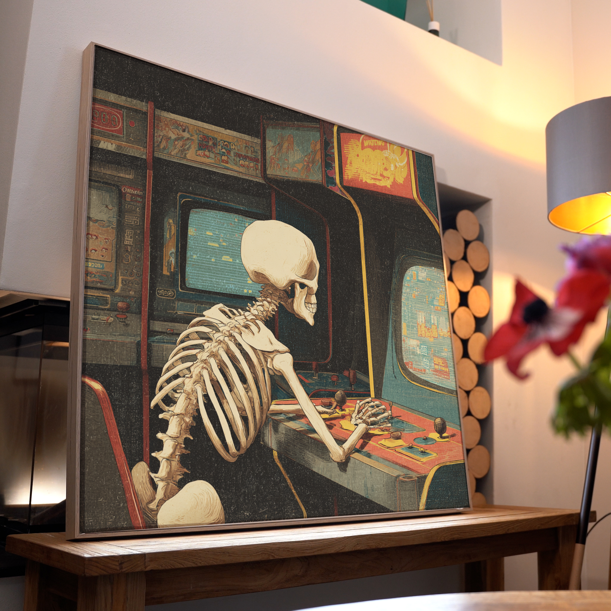 Skelett Spieleautomat 2 | LED Bild