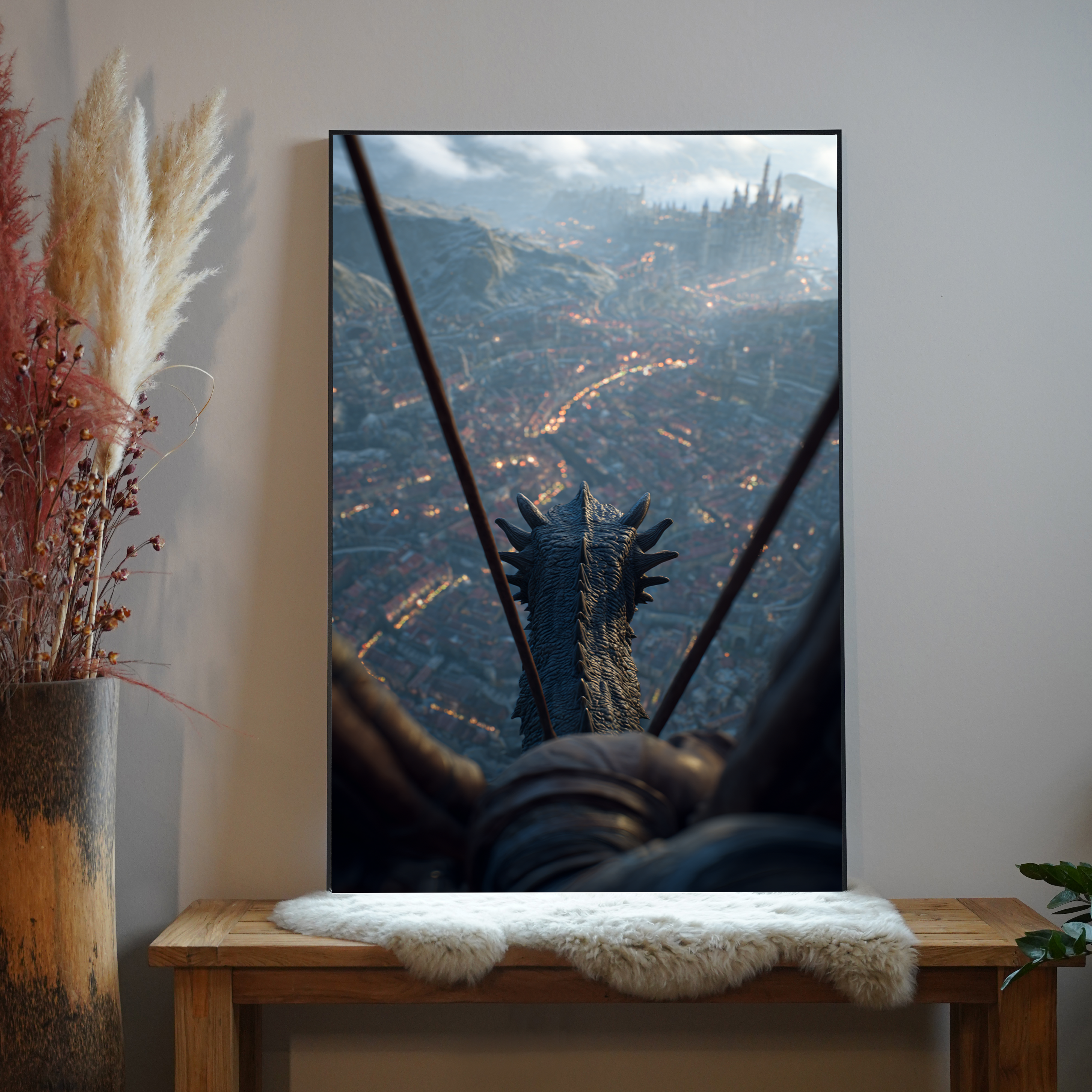 Drachen Reiten 1 | LED Bild