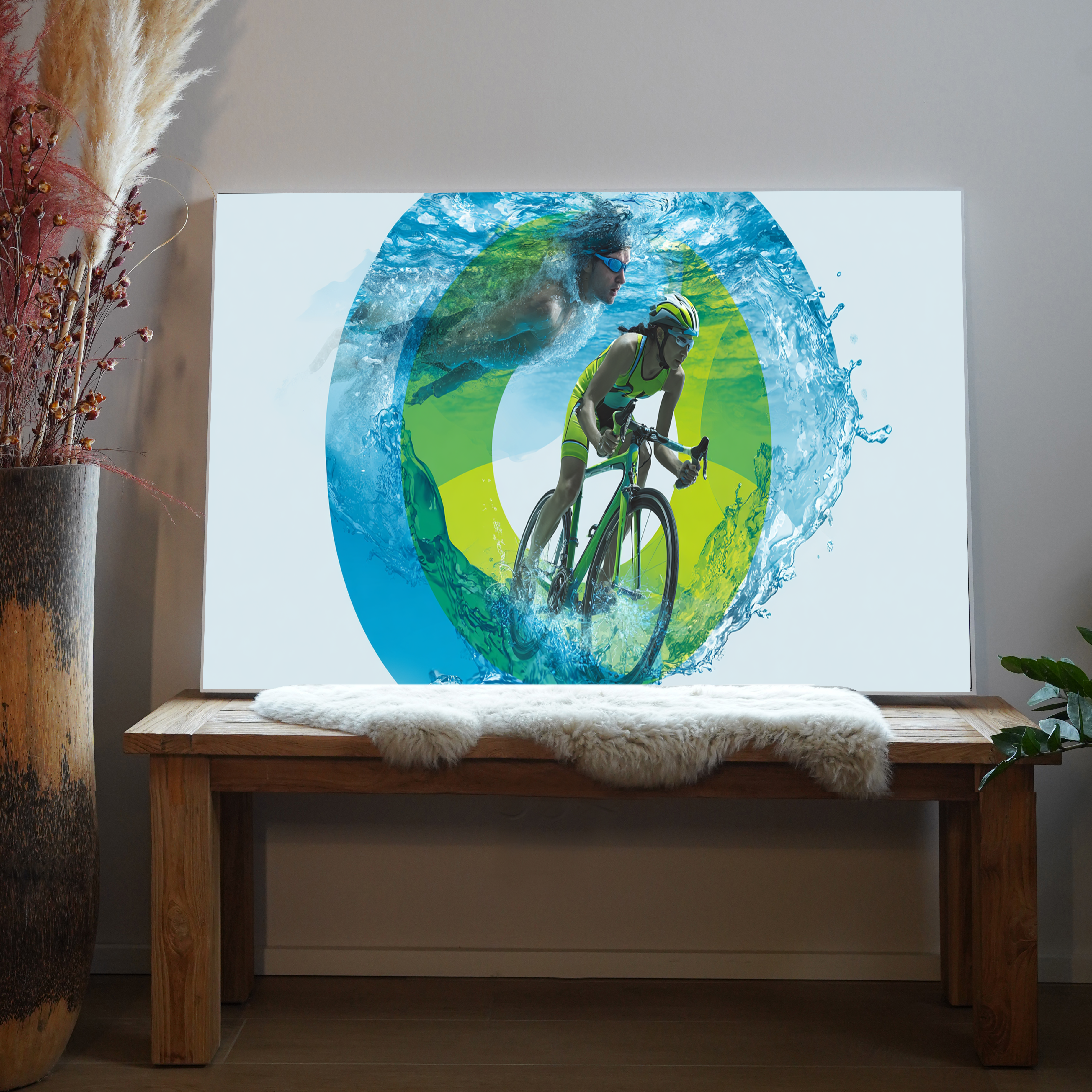 Fahrrad Wasser 3 | LED Bild