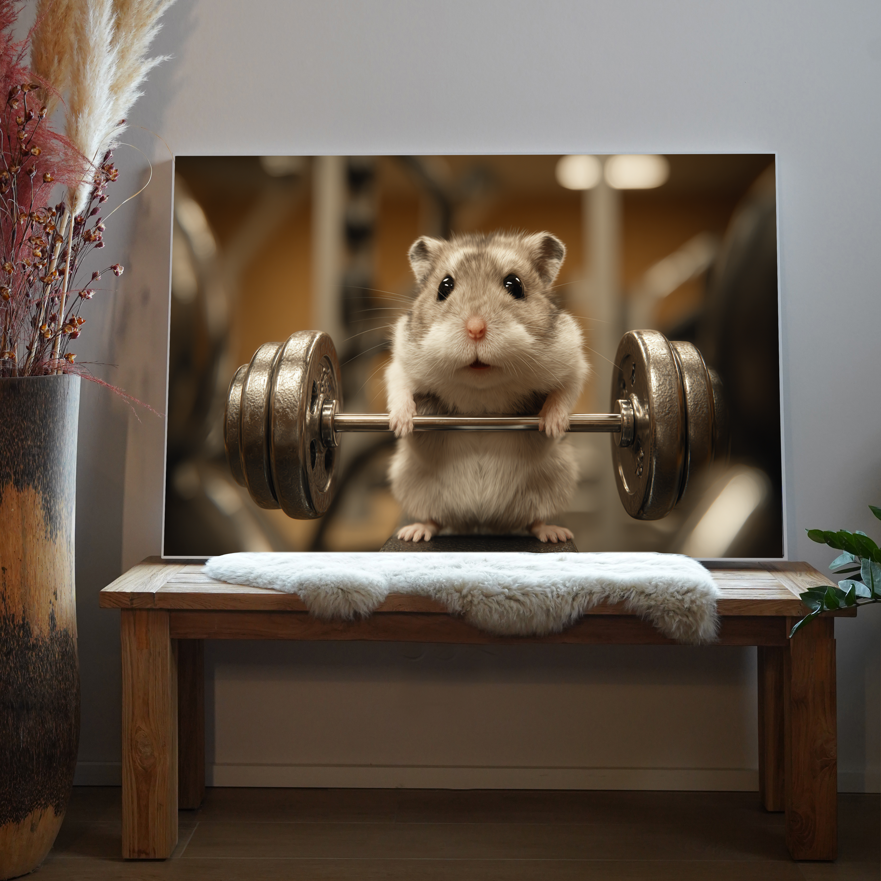 Hamster Hantelbank 2 | LED Bild
