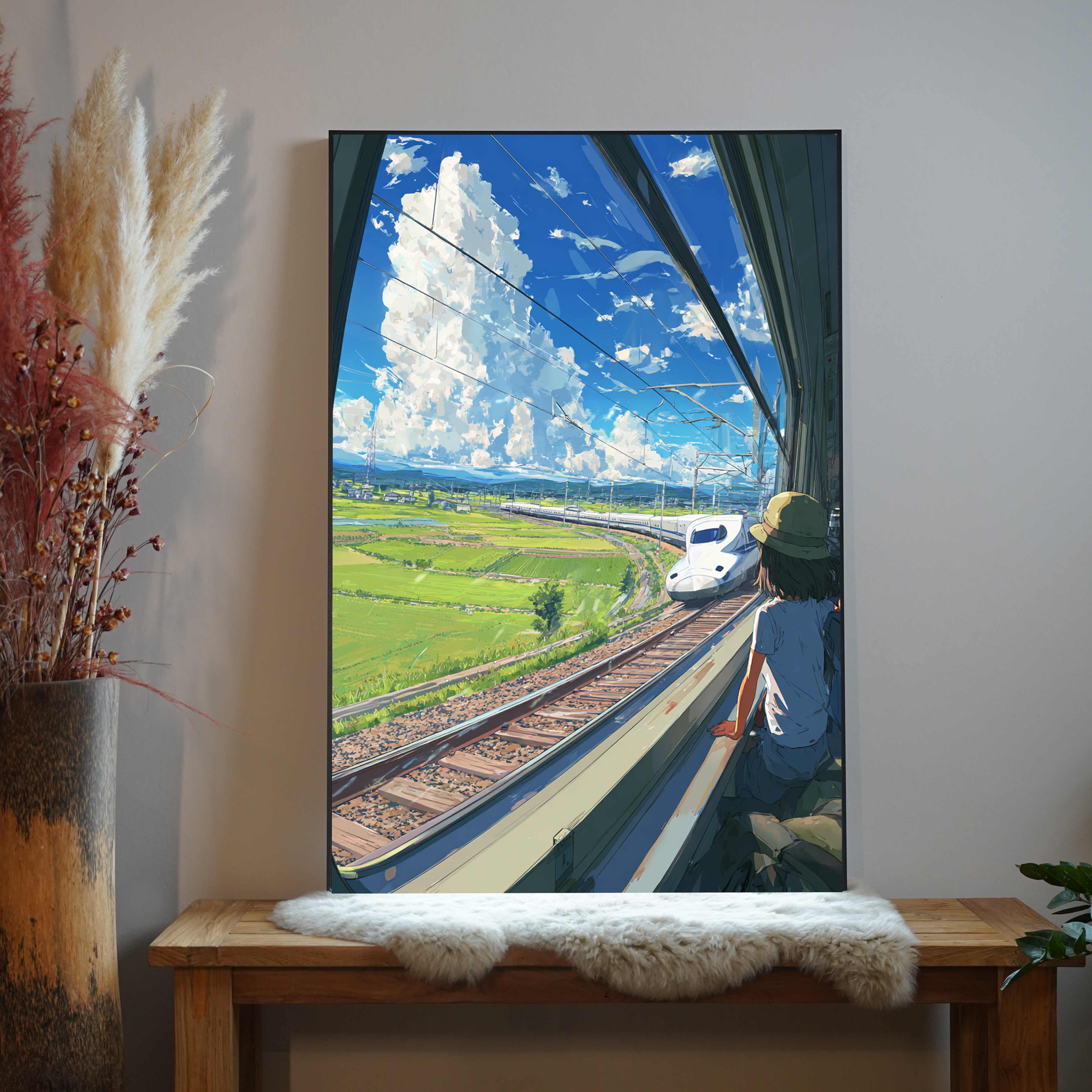 Zugfahrt Anime 1 | LED Bild