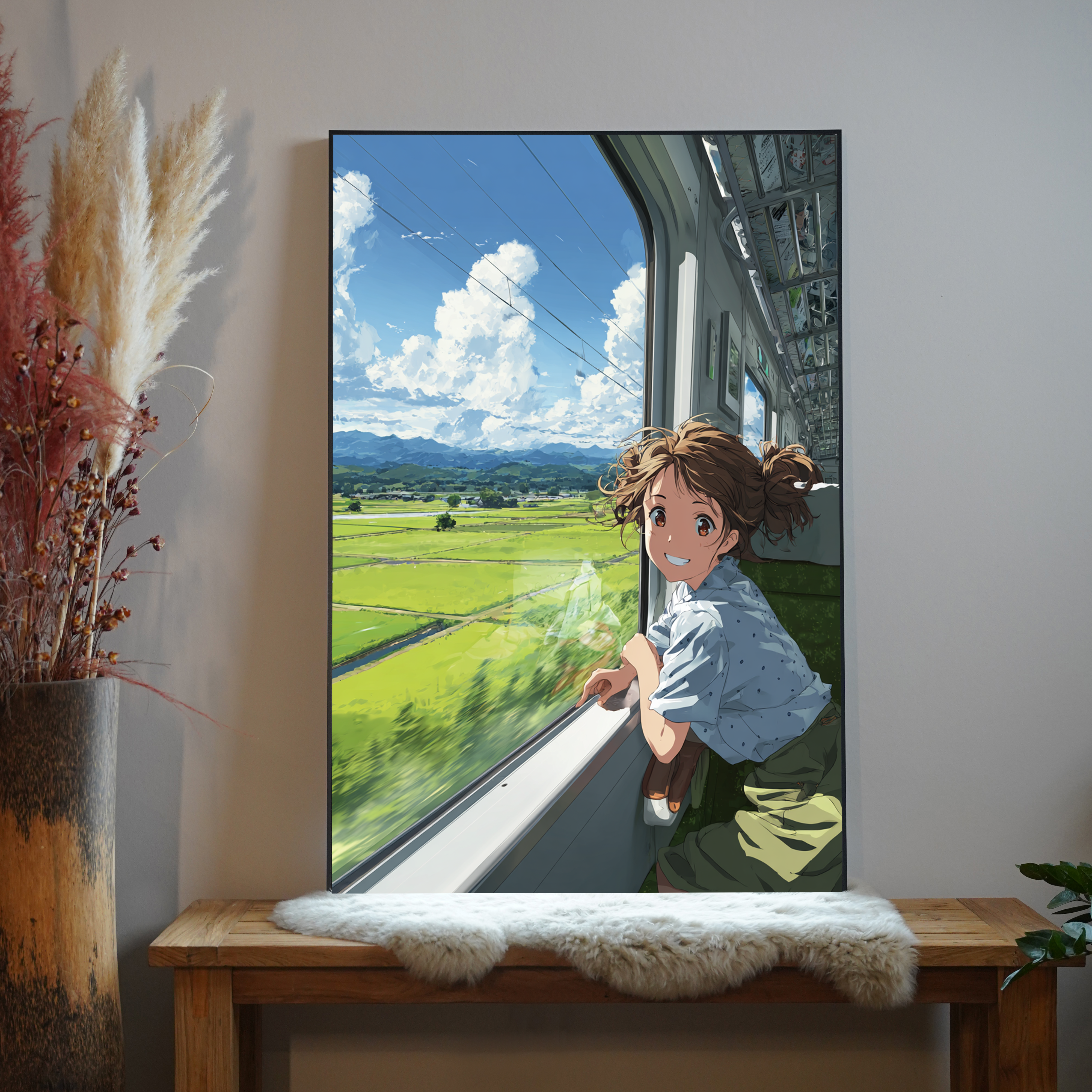 Zugfahrt Anime 2 | LED Bild