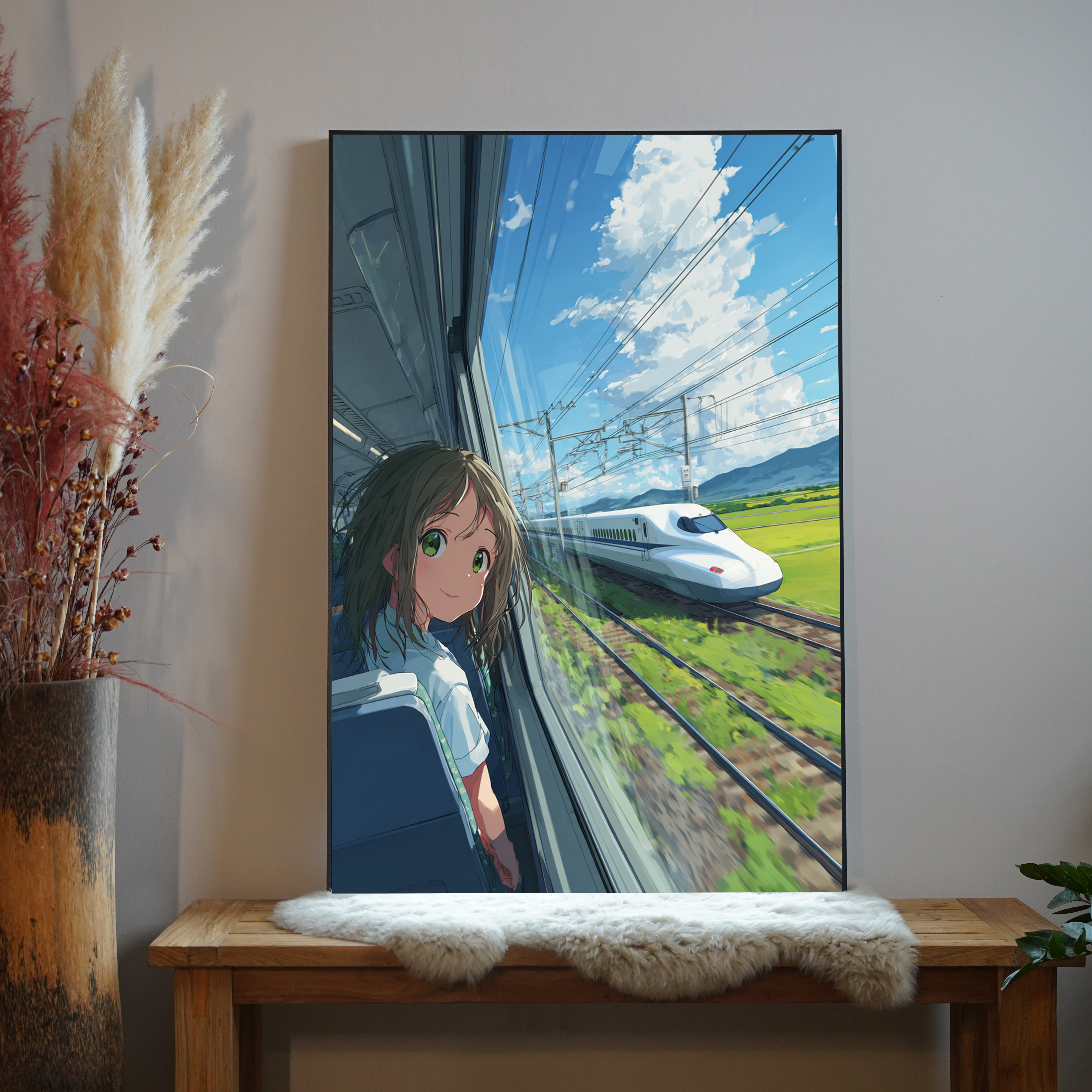 Zugfahrt Anime 3 | LED Bild