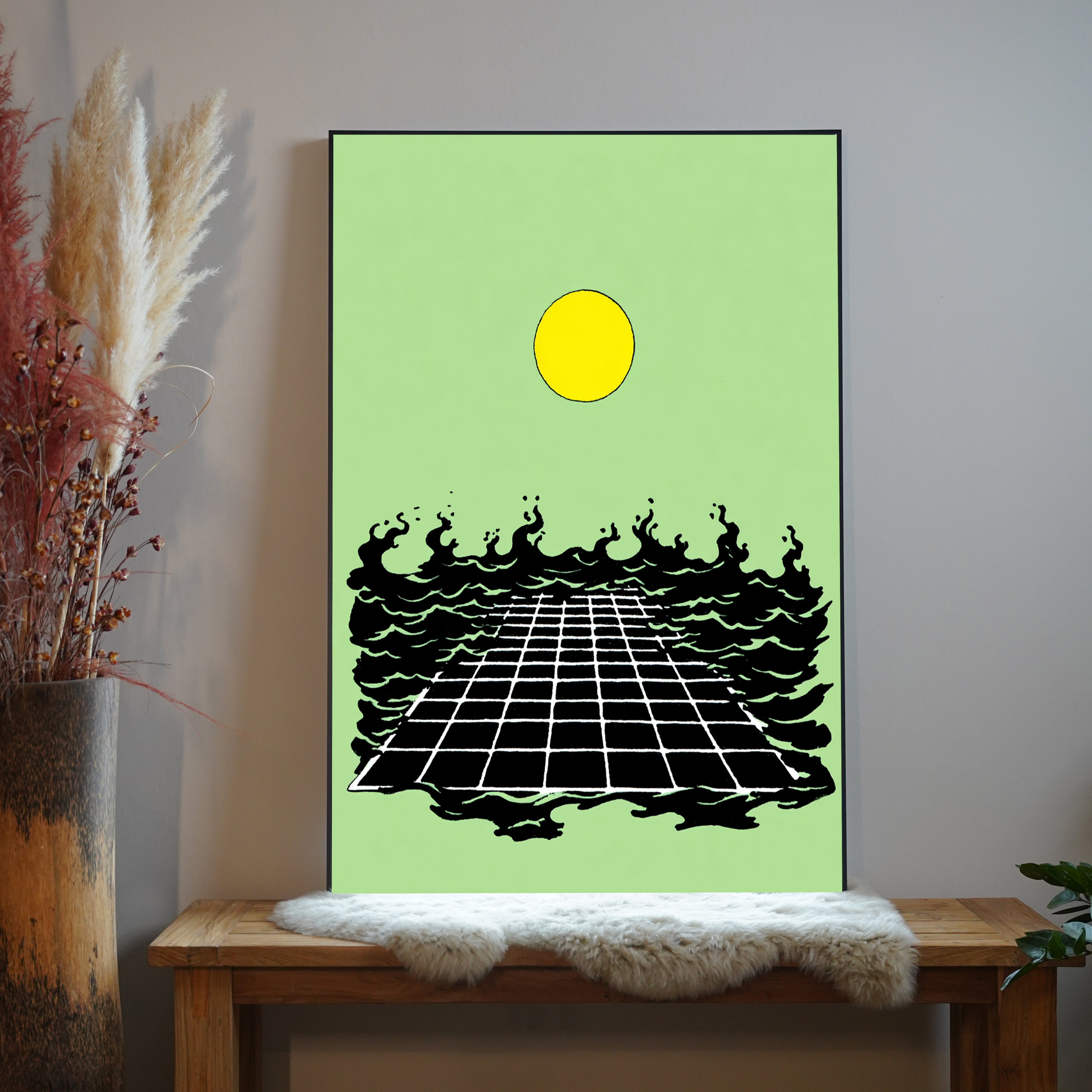 Tanzende Figuren Illustriert 3 | LED Bild