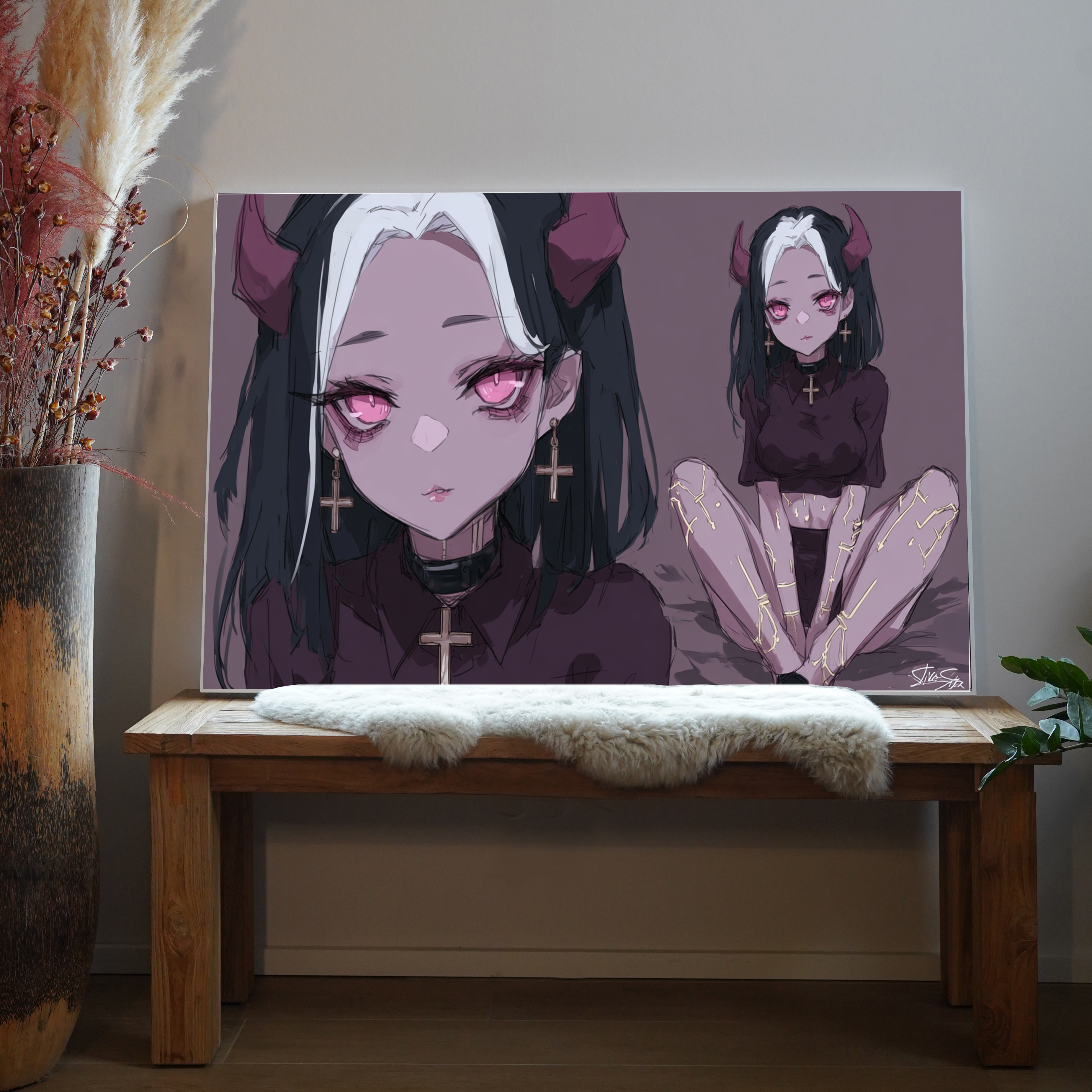 Dämonin Anime 3 | LED Bild