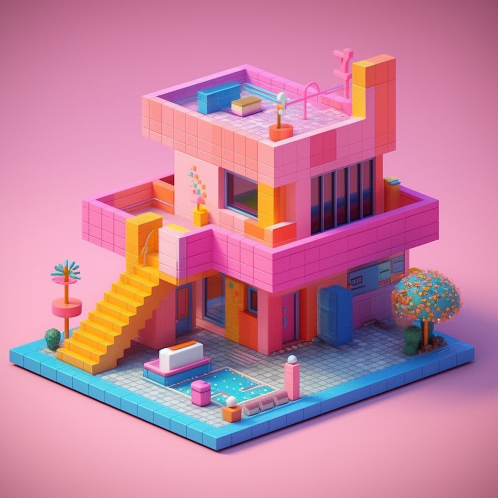Barbiehouse | LED Bild