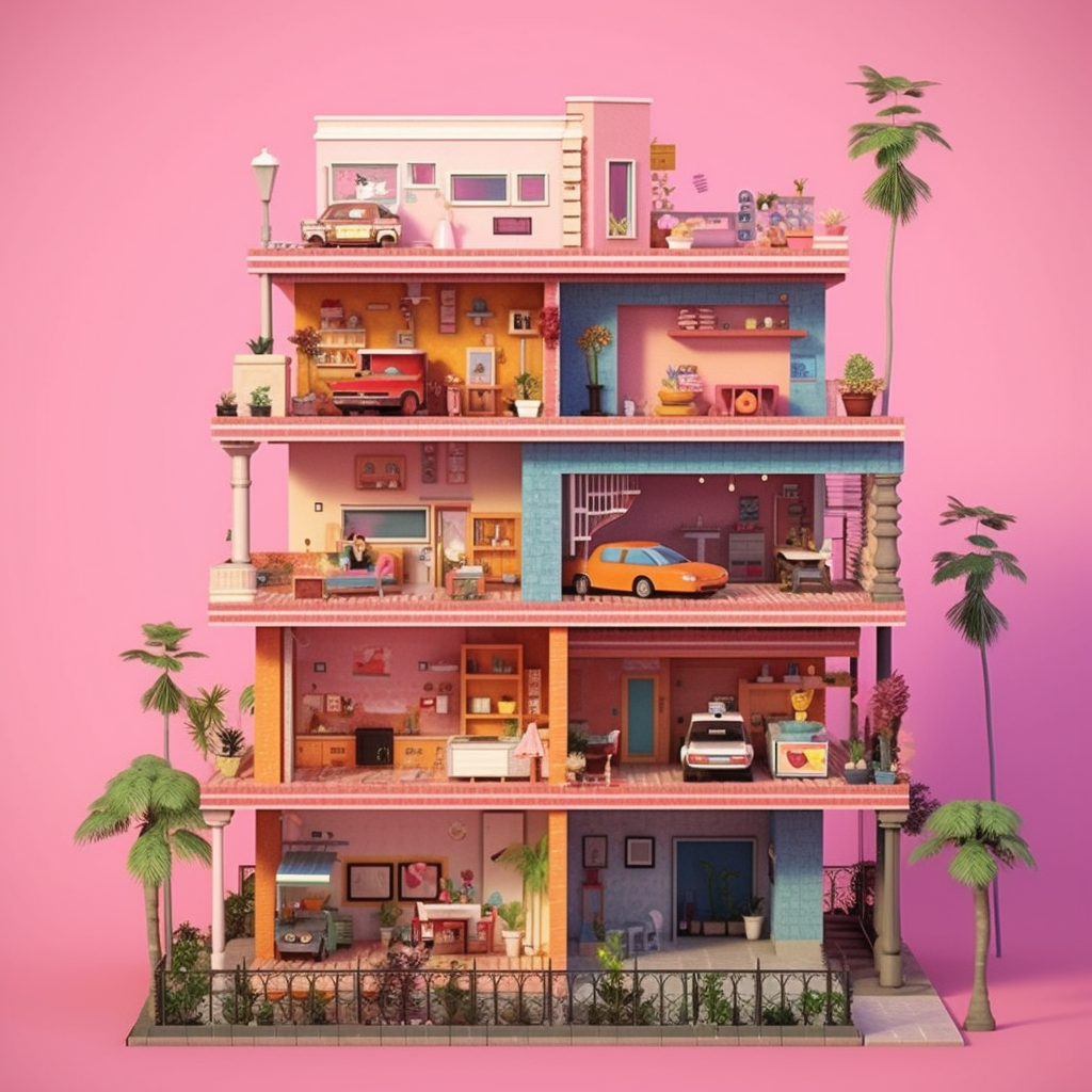 Gaming | Barbiehouse II | LED Bild