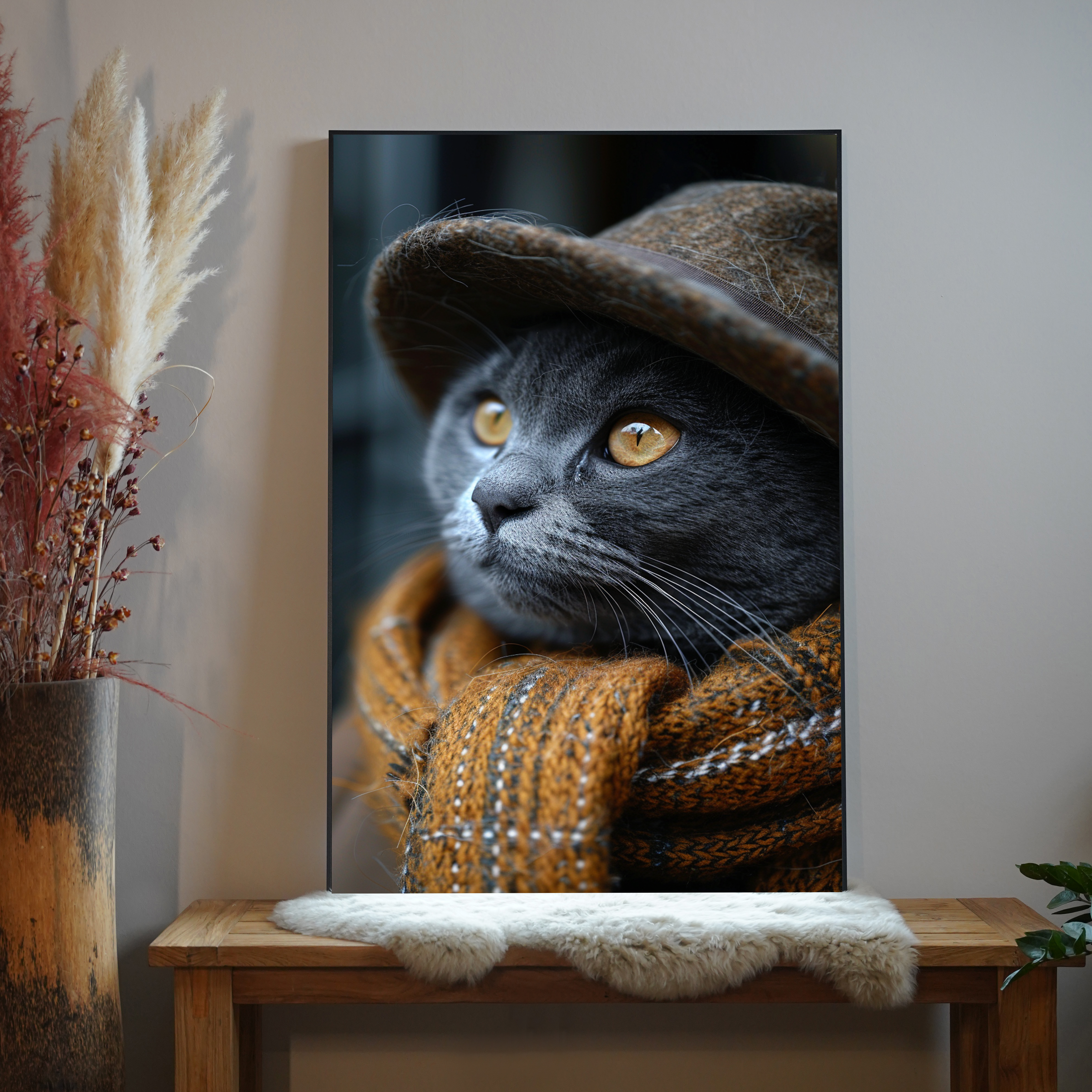 Katze Elegant 2 | LED Bild