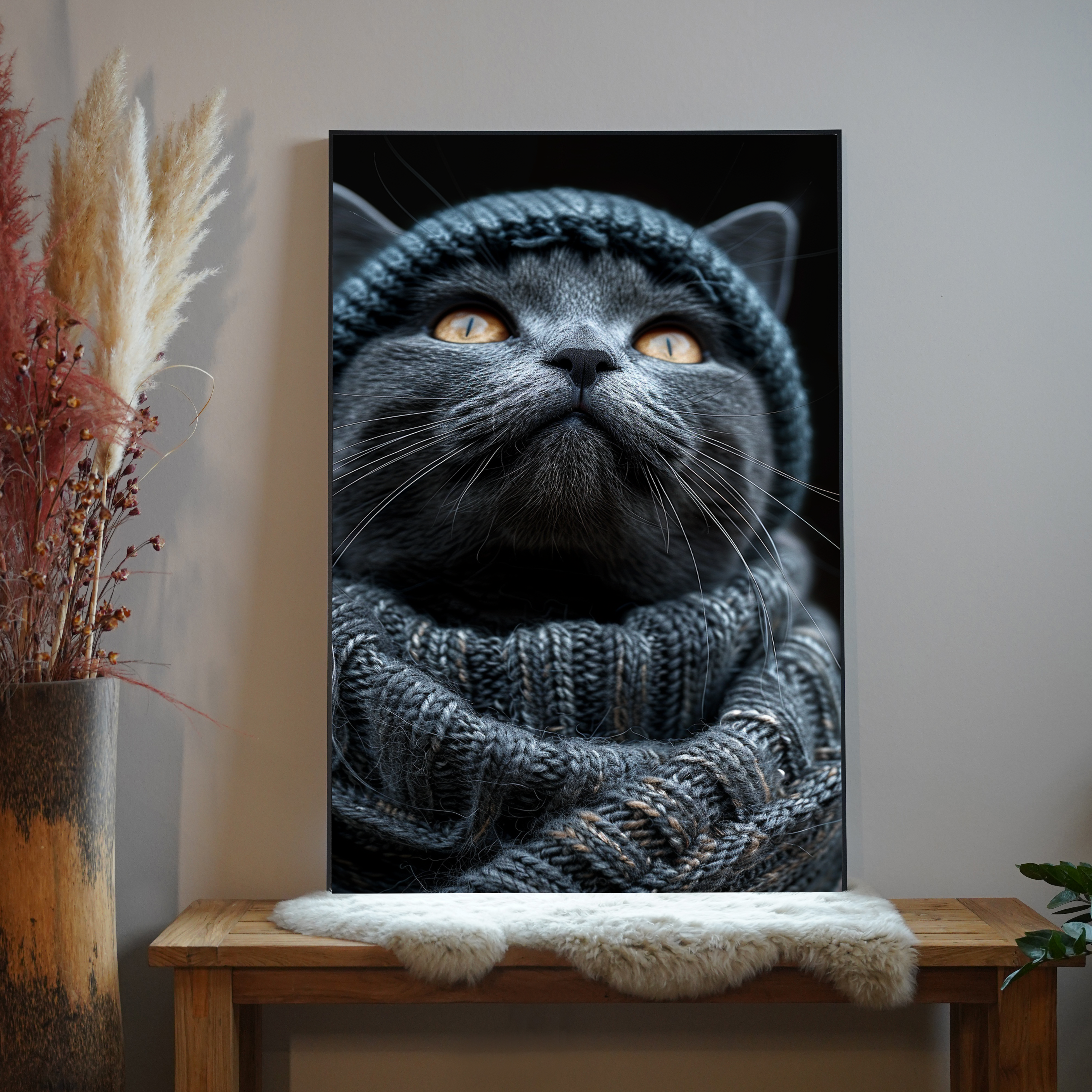 Katze Elegant 3 | LED Bild