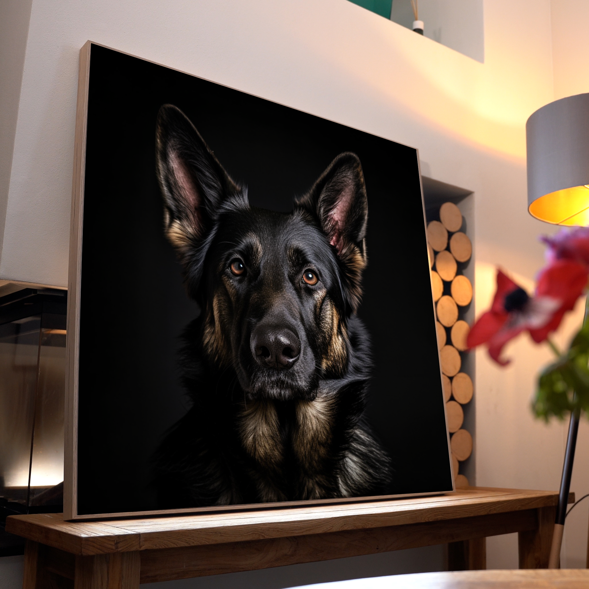 Hund Portrait 2 | LED Bild