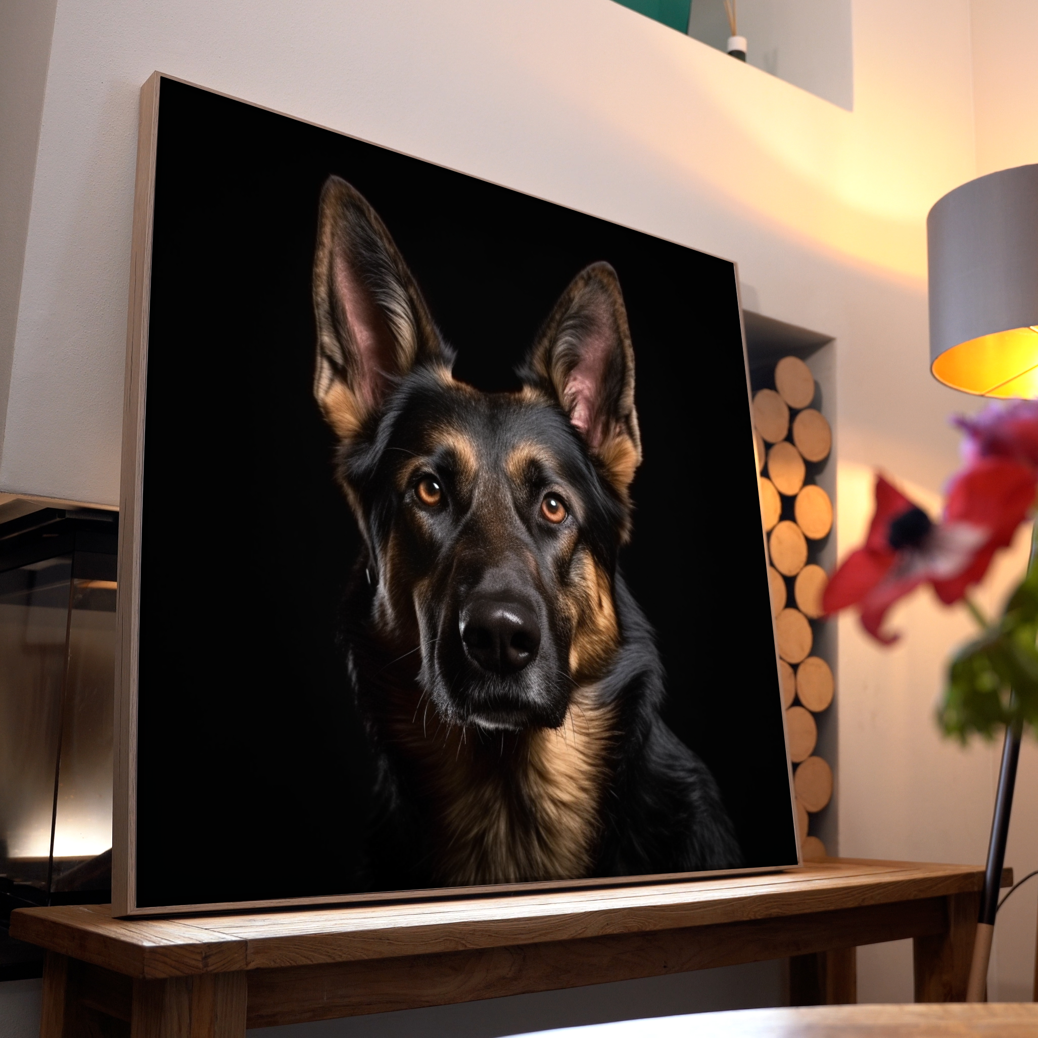 Hund Portrait 3 | LED Bild