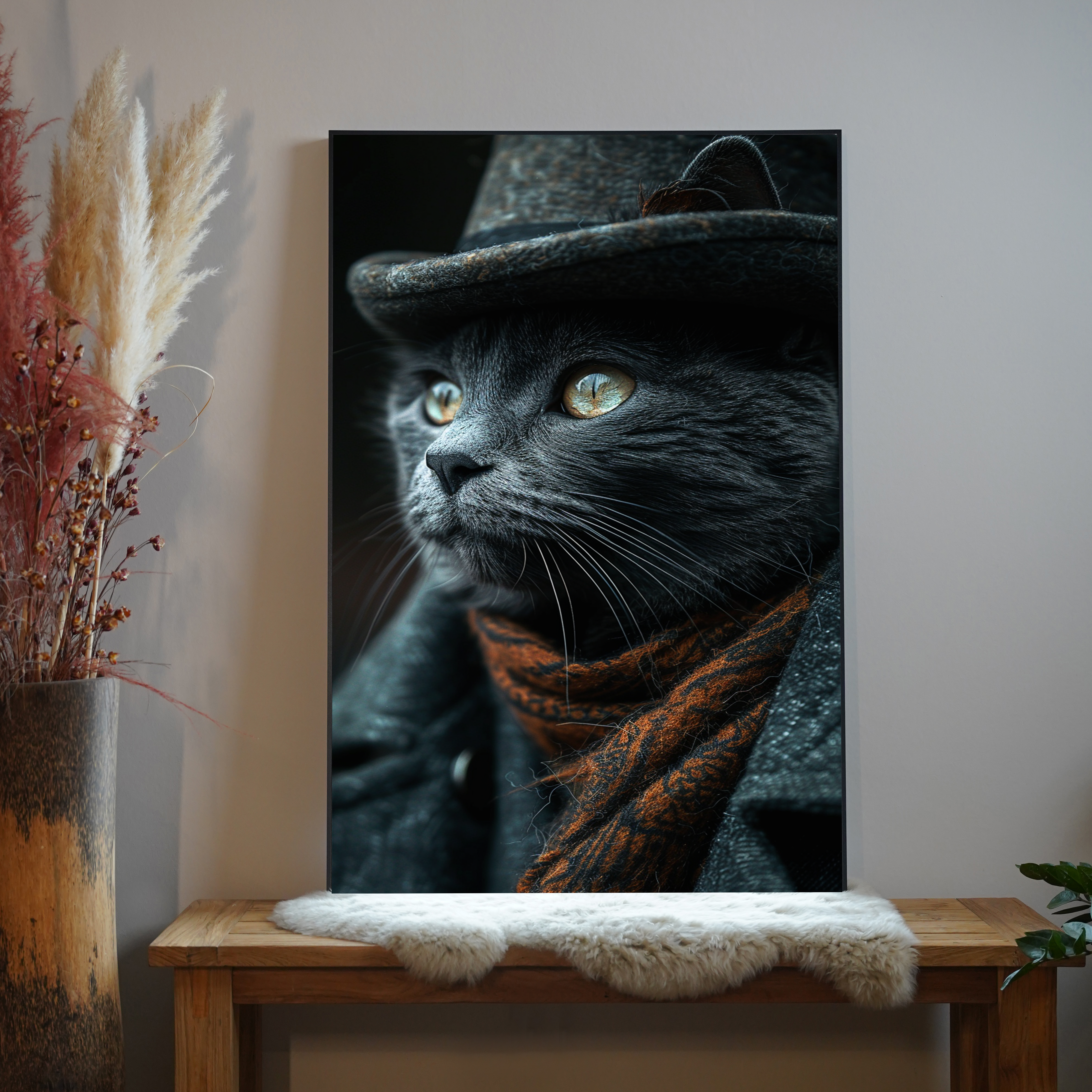 Katze Elegant 4 | LED Bild