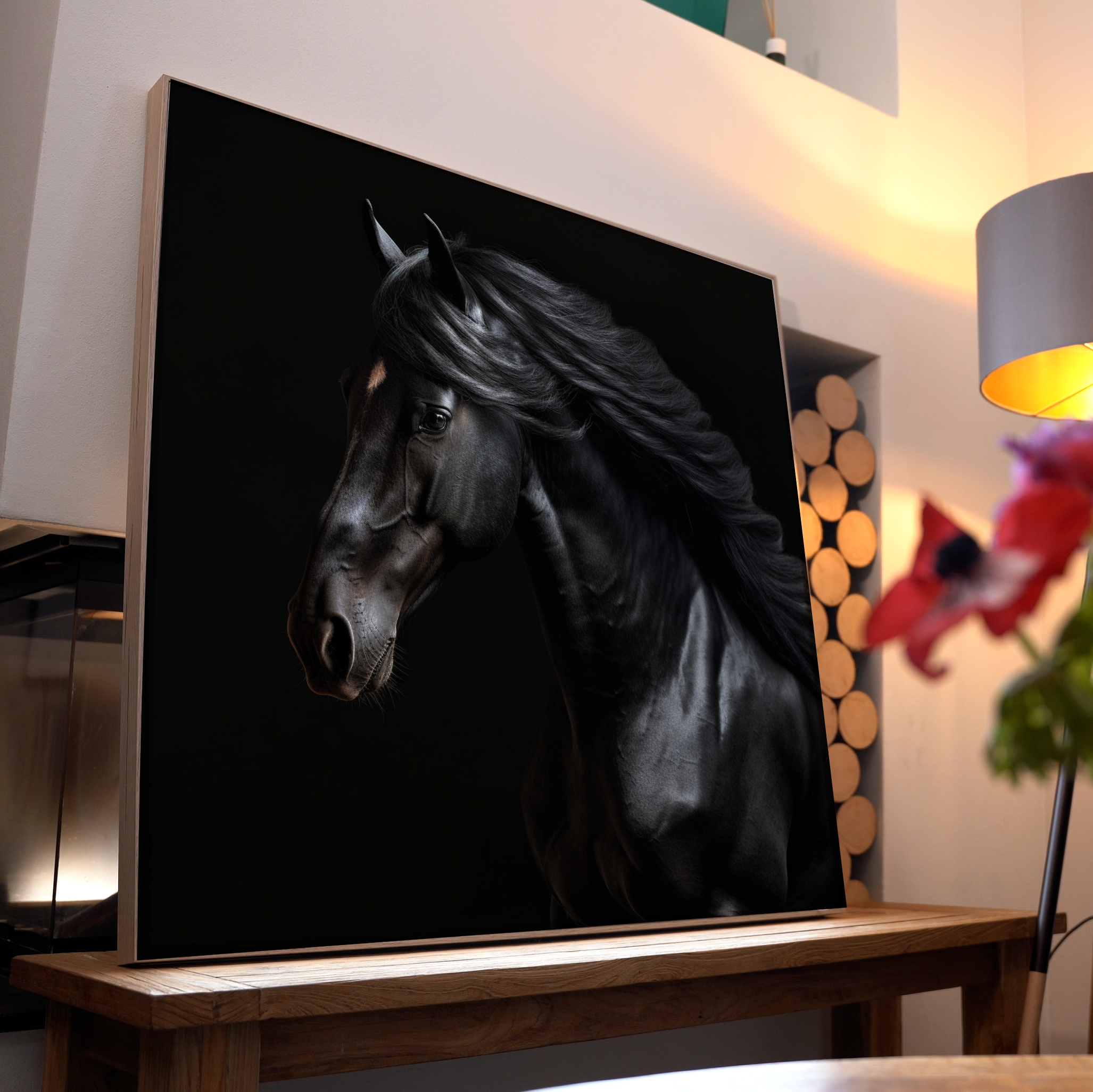 Pferd Portrait 2 | LED Bild