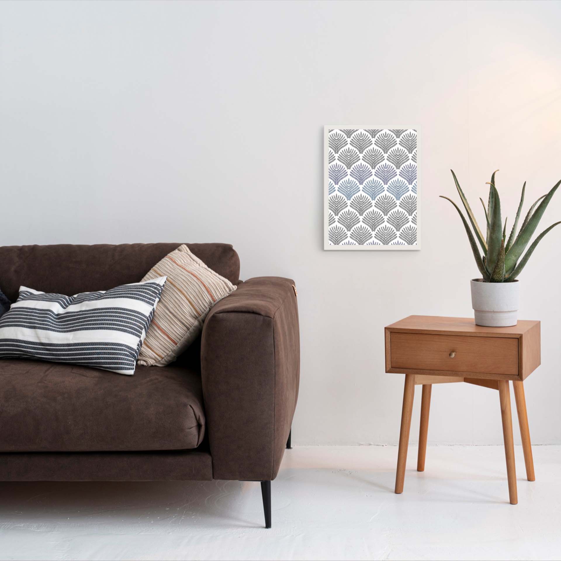 Hochwertiger MDF-Bilderrahmen (ohne LED) für wechselbare Motive