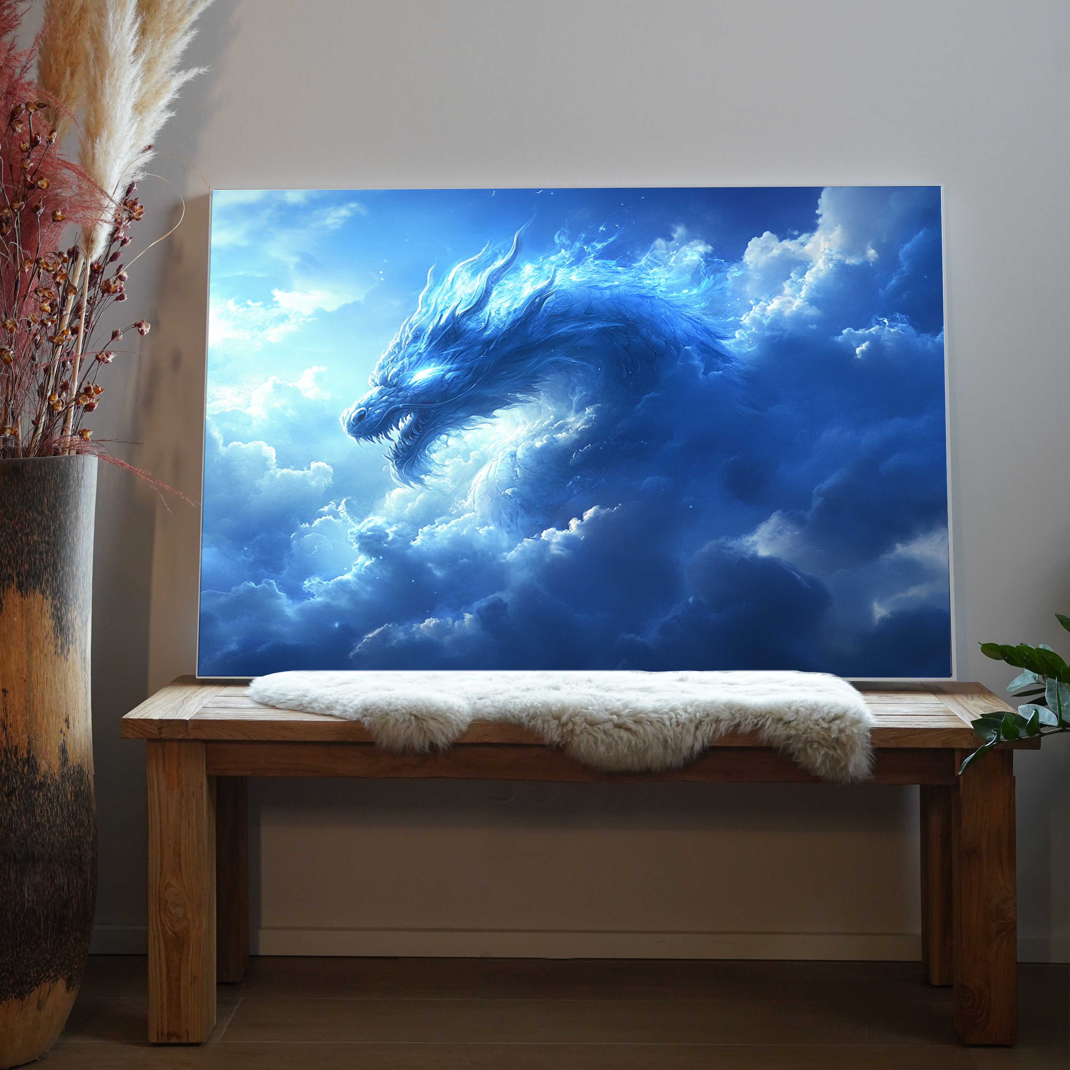 Wolken Drache 2 | LED Bild