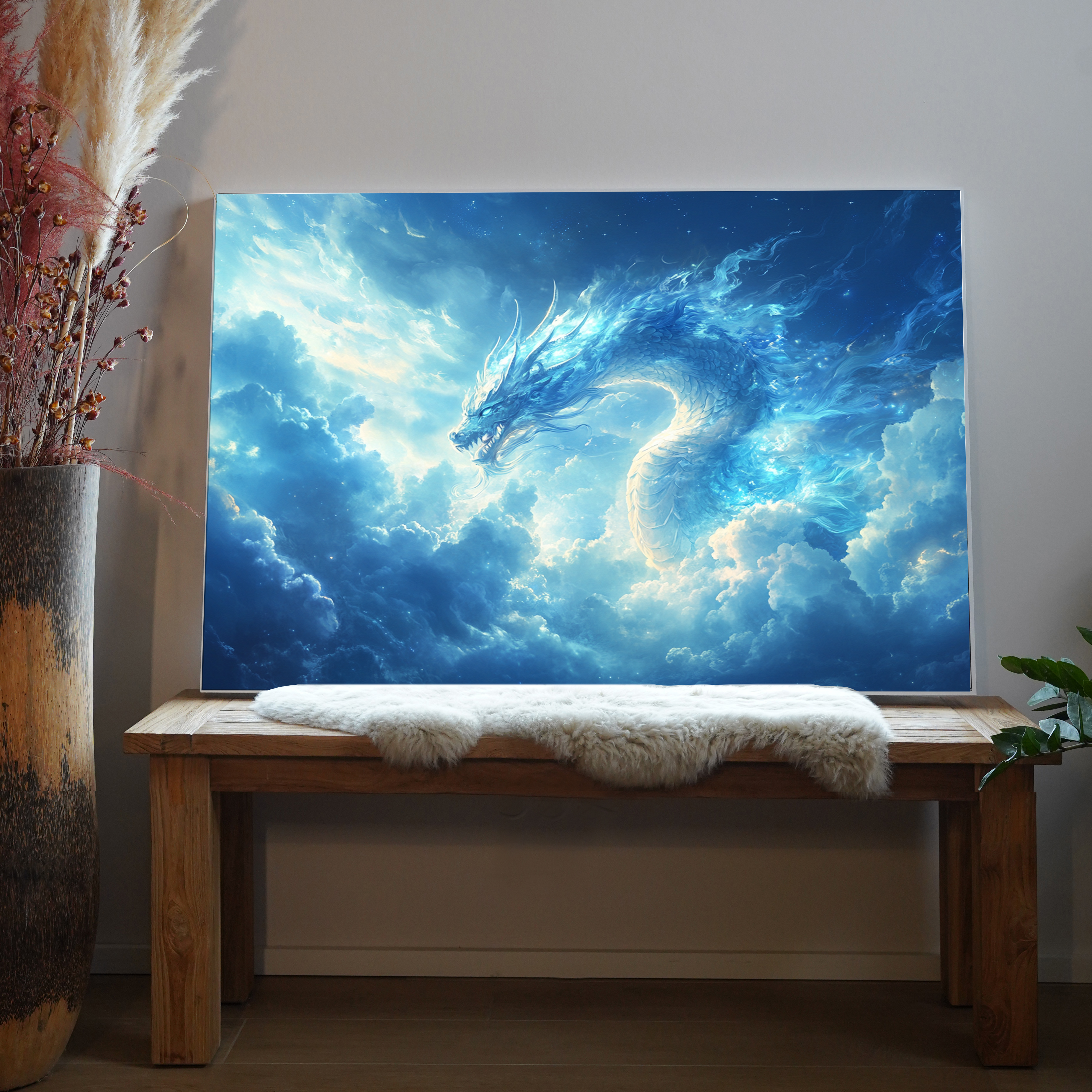 Wolken Drache 3 | LED Bild