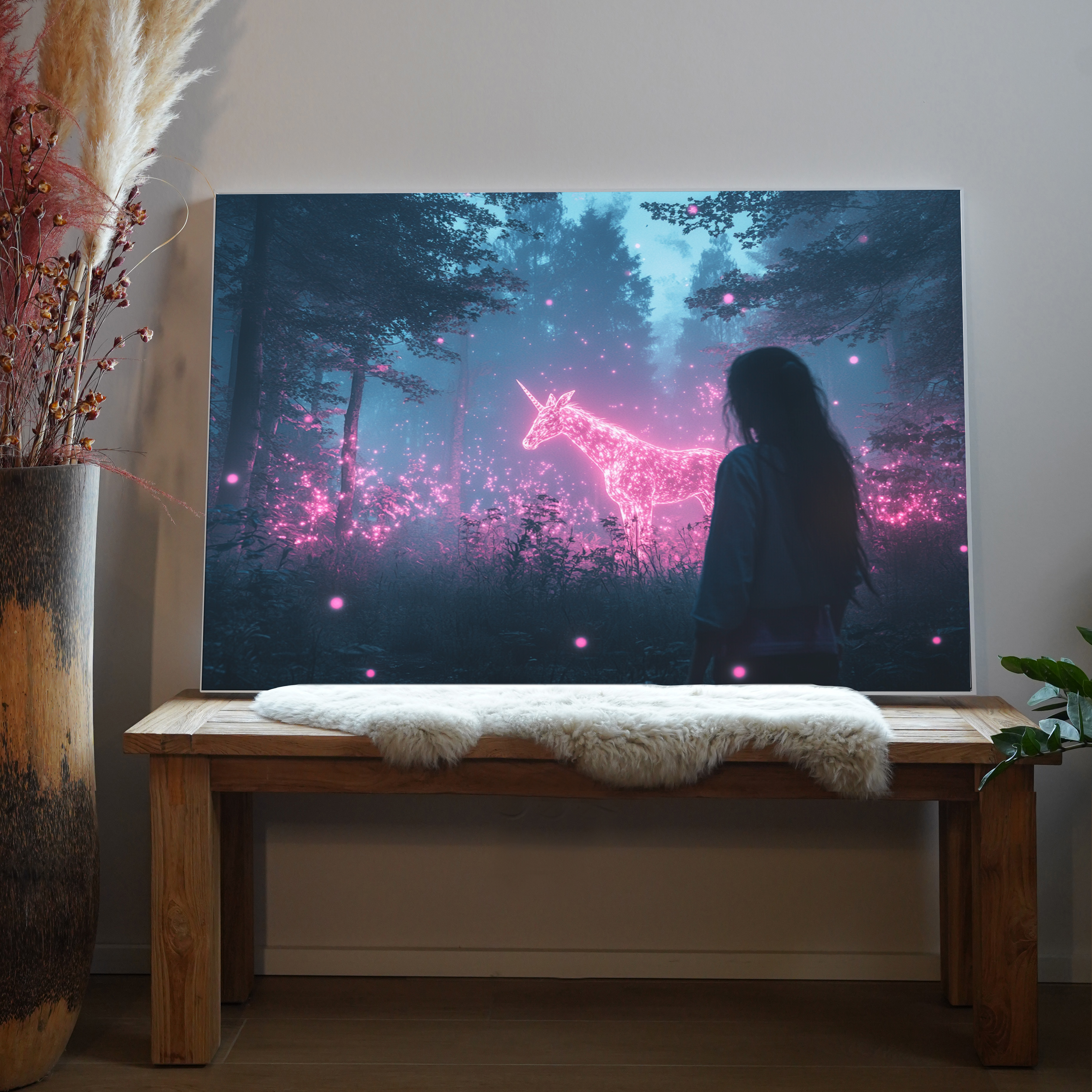 Mystisches Einhorn | LED Bild